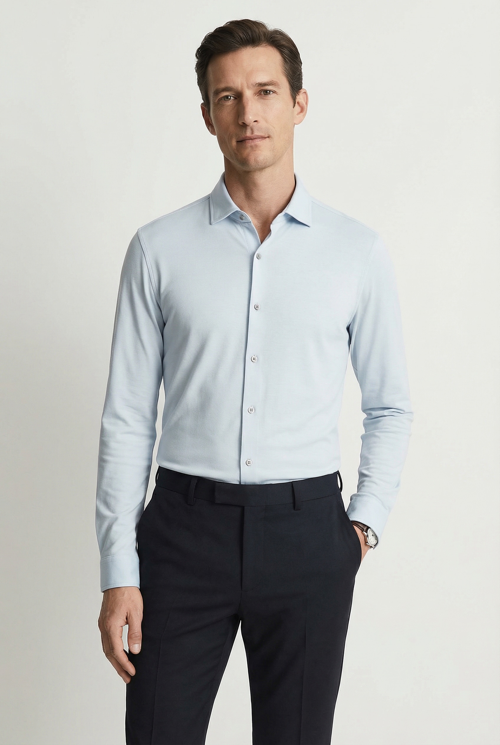 Cinque Businesshemd Jersey Qualität, Regular Fit