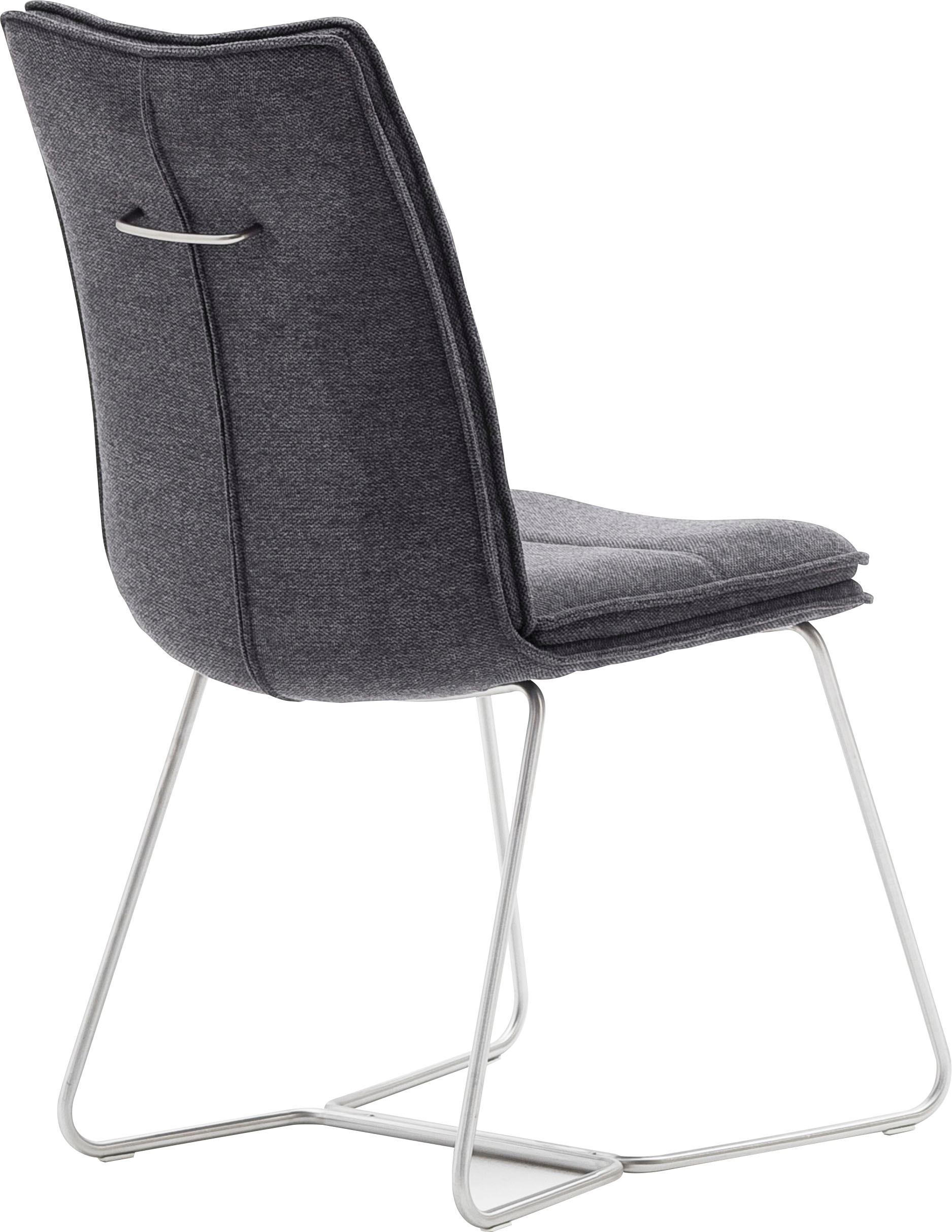 MCA furniture Stuhl »Hampton«, (Set), 2 St., Chenilleoptik, 2er Set, mit Griff, Belastbarkeit 120 Kg, Sitzhöhe ca. 49 cm