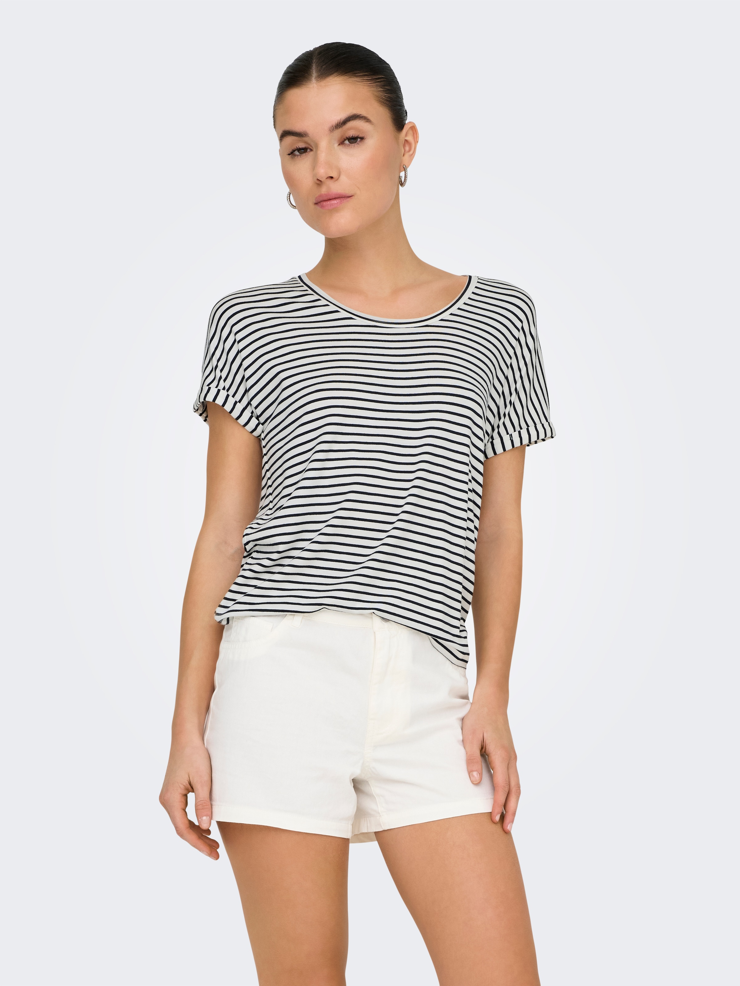 JDY Kurzarmshirt »JDYSISSY S/S O-NECK TOP JRS«