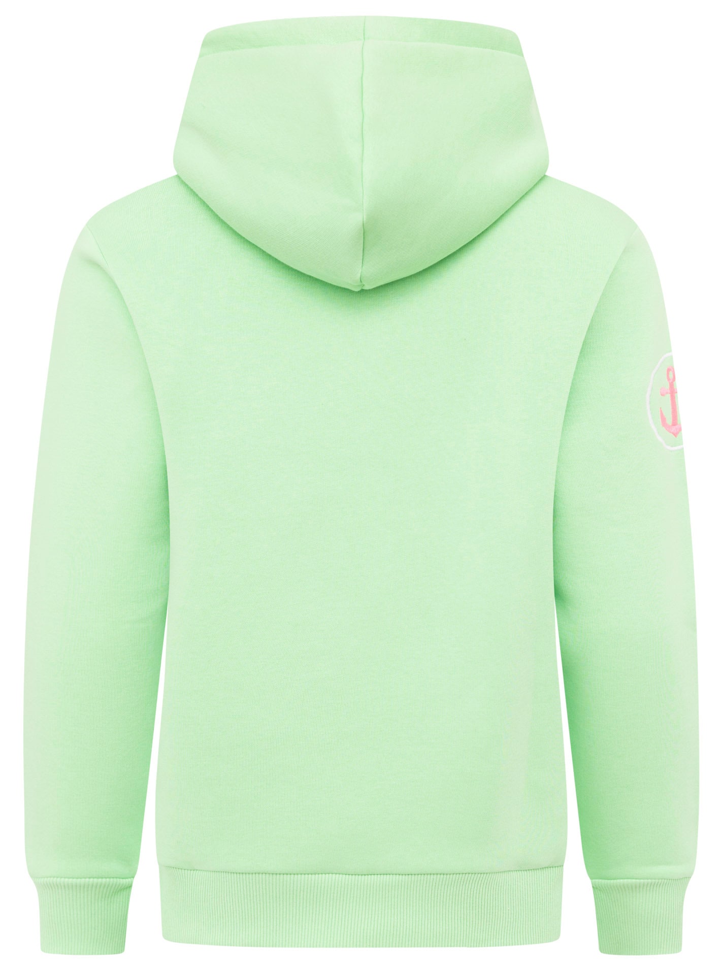 Zwillingsherz Sweatjacke »"Moin Moin"«, Kapuze, Langarm, Reißverschluss, modisch, maritim, Kordelzug