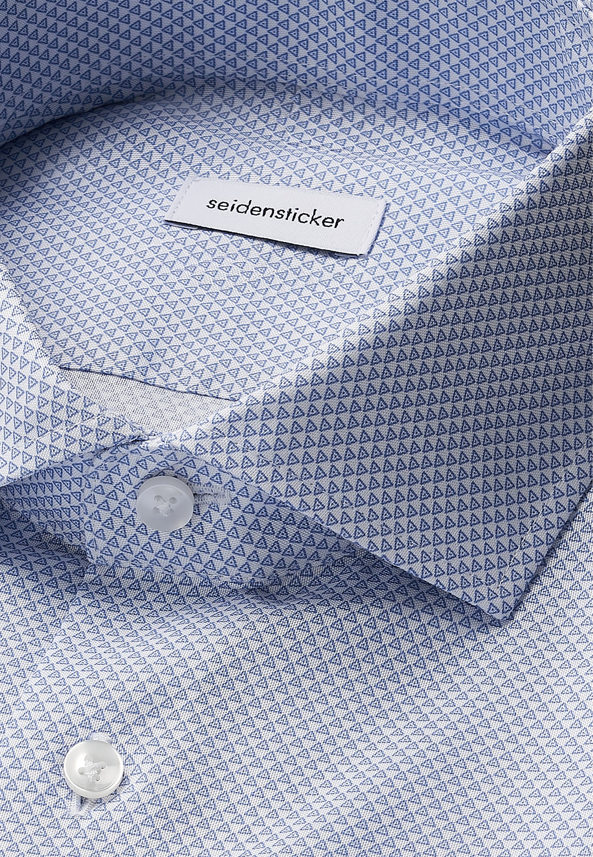 seidensticker Businesshemd »Schwarze Rose«, X-Slim 1/1 Kentkragen Druck