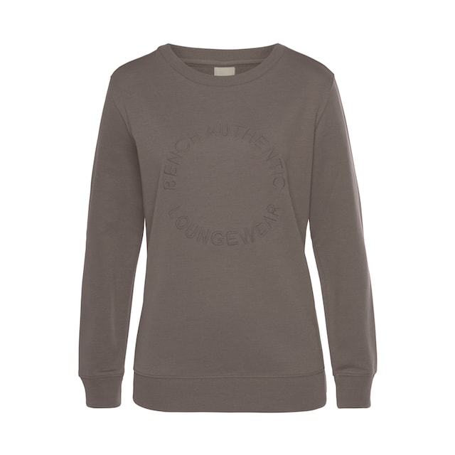Bench. Loungewear Sweatshirt »mit Logostickerei«, mit runder Logostickerei,  Loungeanzug online bei UNIVERSAL