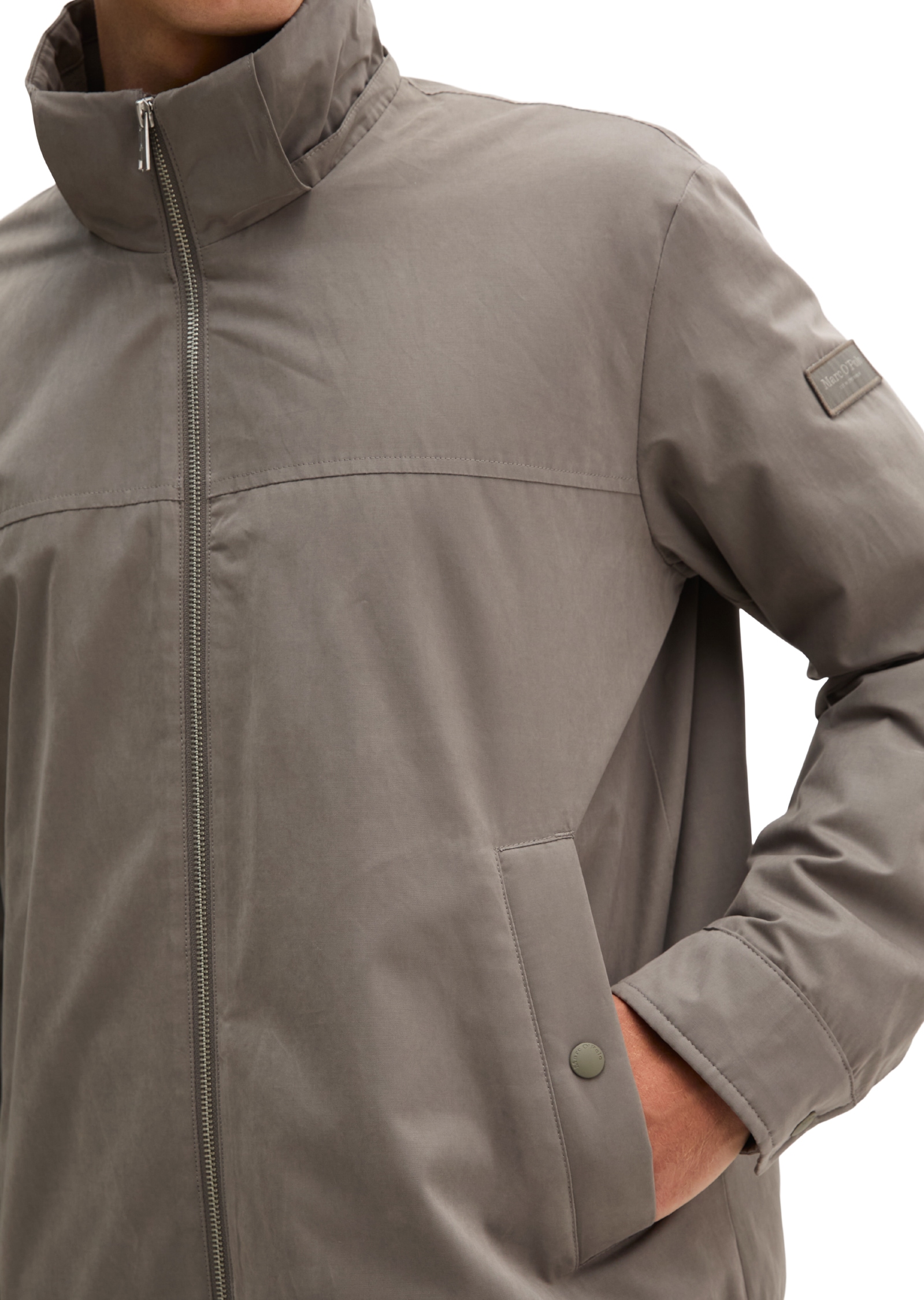 Marc O'Polo Blouson mit Kapuze regular mit abnehmbarer Kapuze