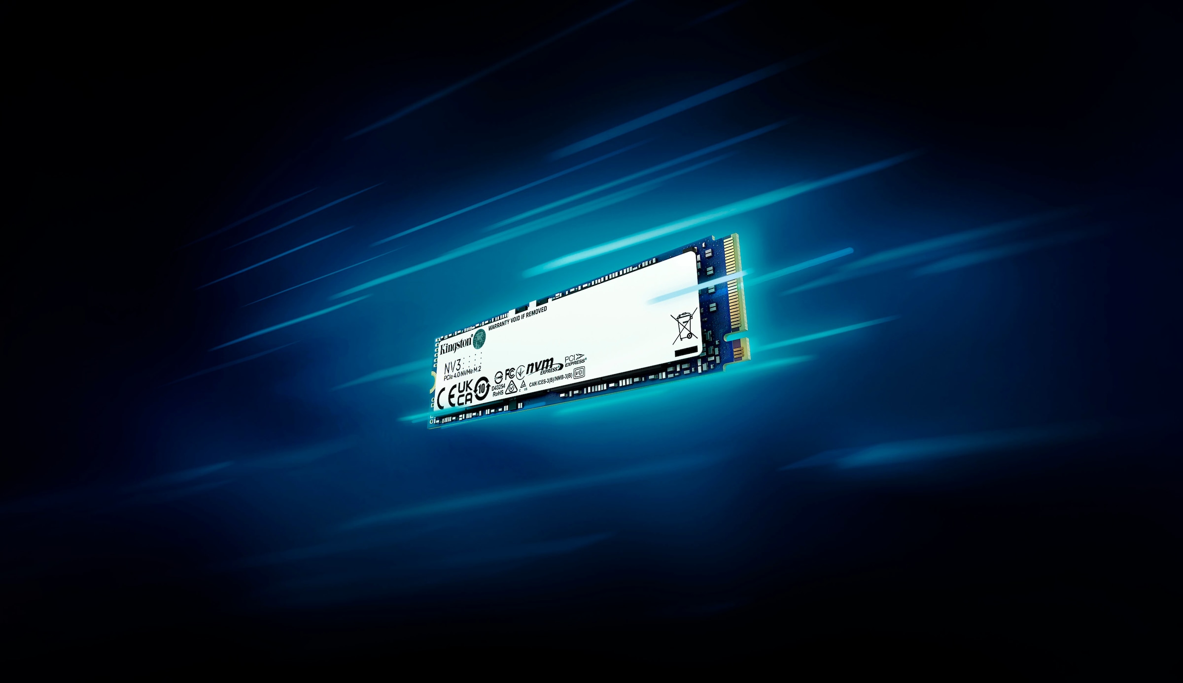 Kingston interne SSD »2000G NV3 M.2 2280 NVMe SSD« 2000 GB Anschluss M.2 (2880)
