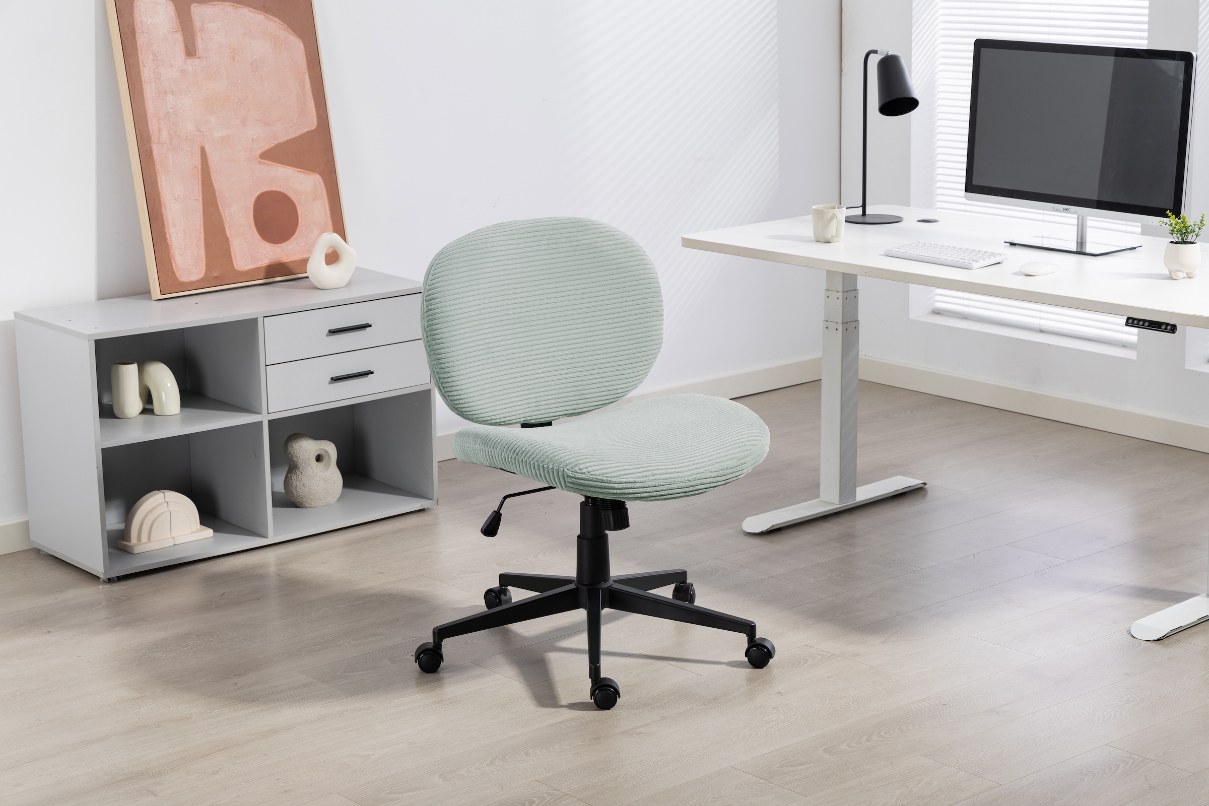 Duo Collection Drehstuhl »Tilo« () 1 Stk.Sitzhöhenverstellung, Wippmechanik, Sicherheitsdoppelrollen