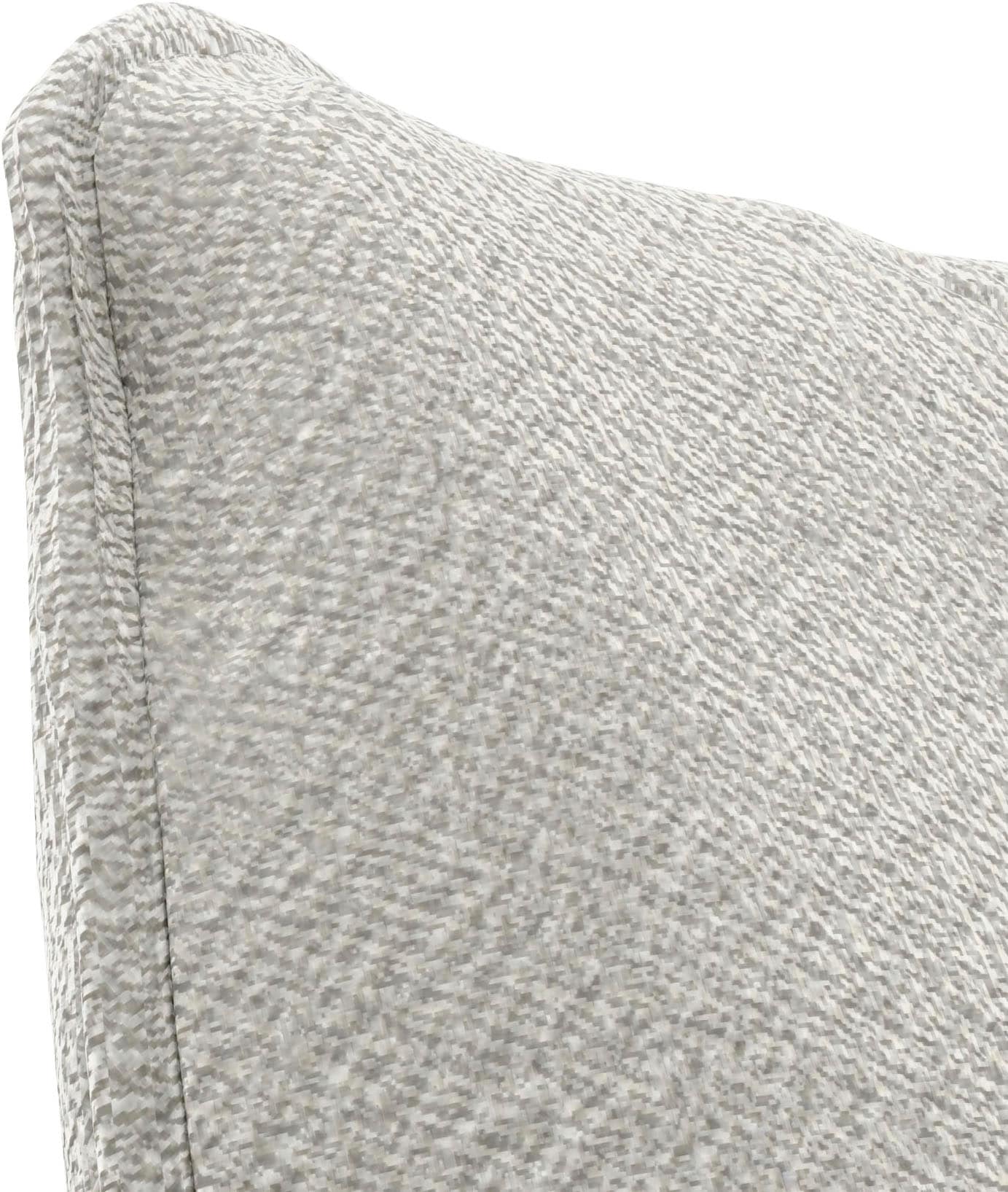 TRENDMANUFAKTUR Ecksofa »Fordon, Schlafsofa mit Bettkasten, Couch in L-Form, Breite 250 cm«, in Struktur fein LEO, haustierfreundlich, wollweiß, Recamiere rechts