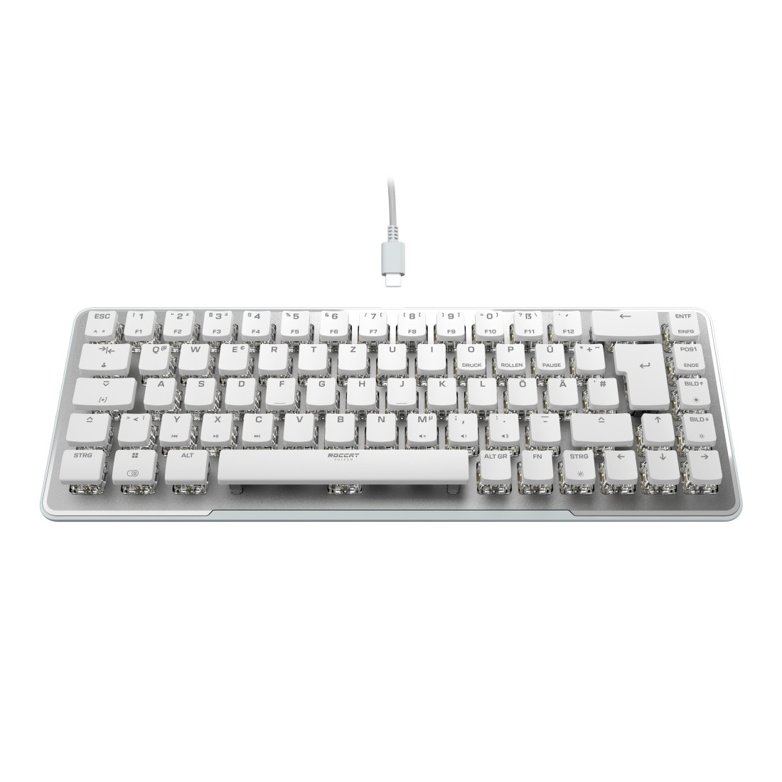 ROCCAT Gaming-Tastatur »Gaming-Tastatur "Vulcan II Mini", mechanische, lineare Tasten«, (ausklappbare Füße)