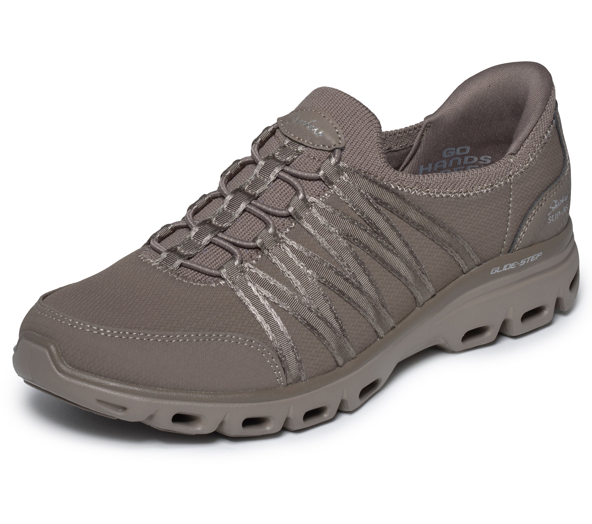 Skechers Slip-On Sneaker »GLIDE-STEP COMFORT-STEADY GRACE«  Schlupfschuh, Halbschuh, Freizeitschuh mit Slip ins