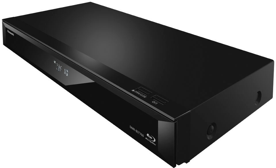 Panasonic Blu-ray-Rekorder »DMR-BST760/5«, 4k Ultra HD, Miracast (Wi-Fi Alliance)-WLAN-LAN (Ethernet), 4K Upscaling-DVB-S/S2 Tuner, 500 GB Festplatte, mit Twin HD DVB S Tuner