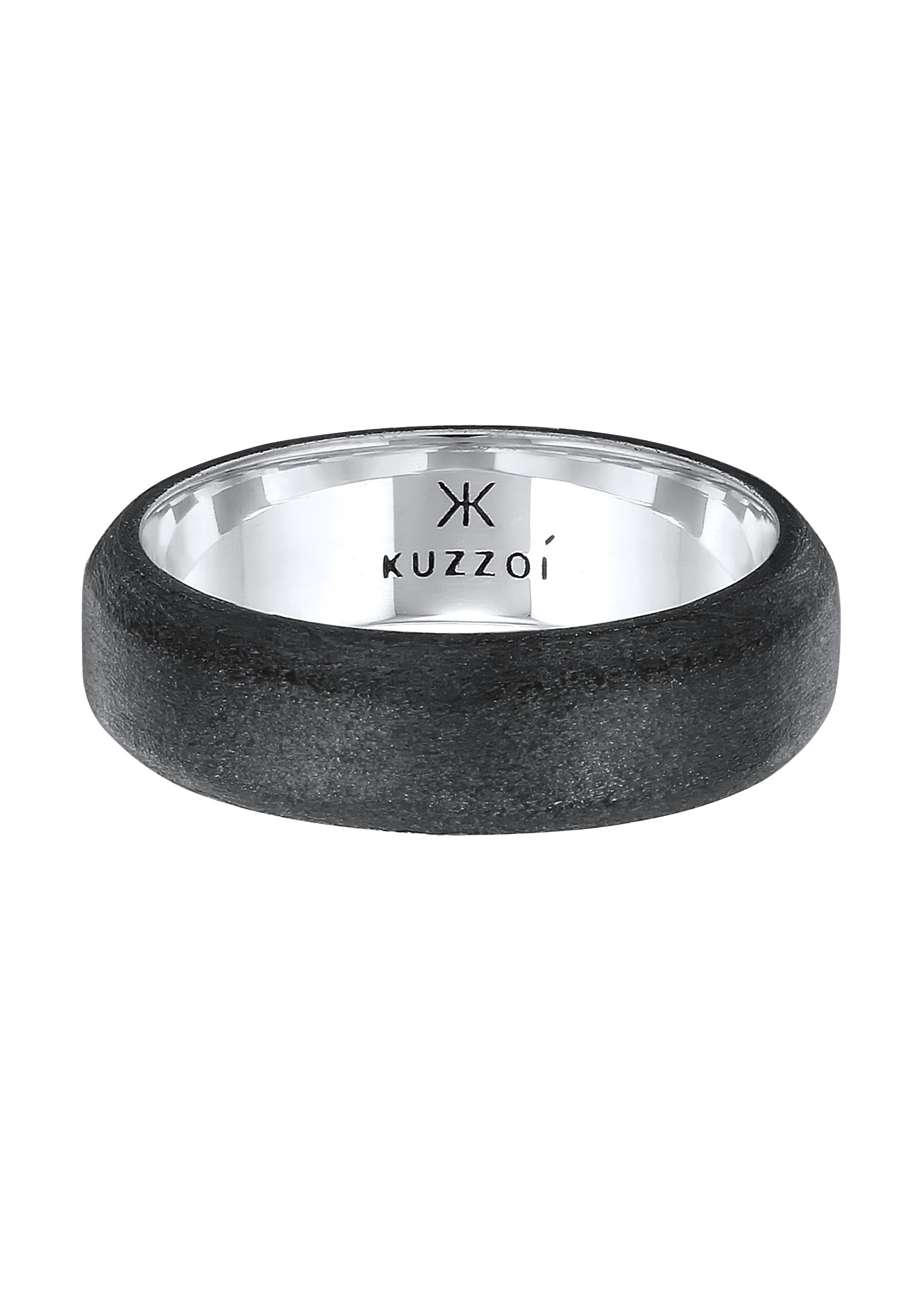 Kuzzoi Silberring »Ring Herren Bandring Basic 925 Silber«