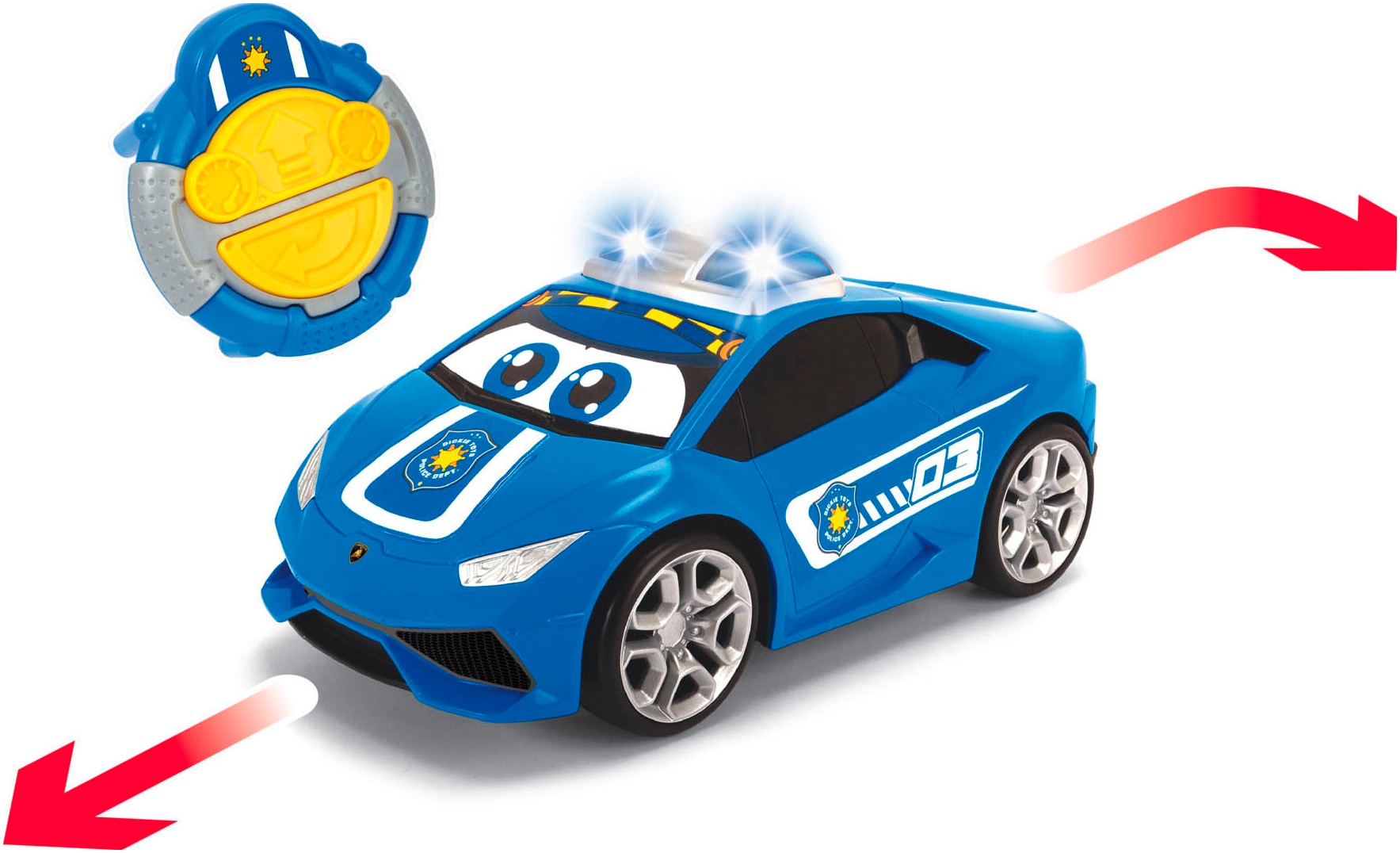 ABC RC-Auto »IRC Pauly Police«, mit Licht