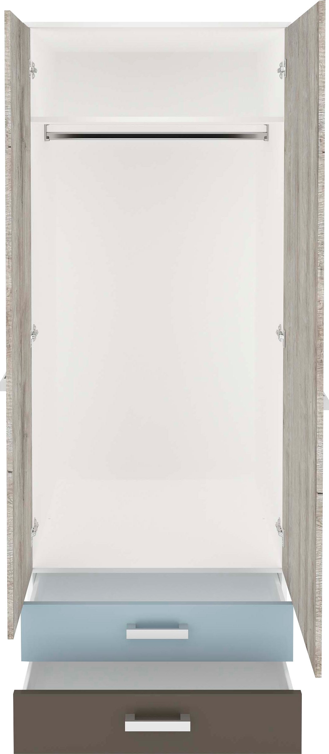 FMD Kleiderschrank »Nona«, Breite 75,6 cm
