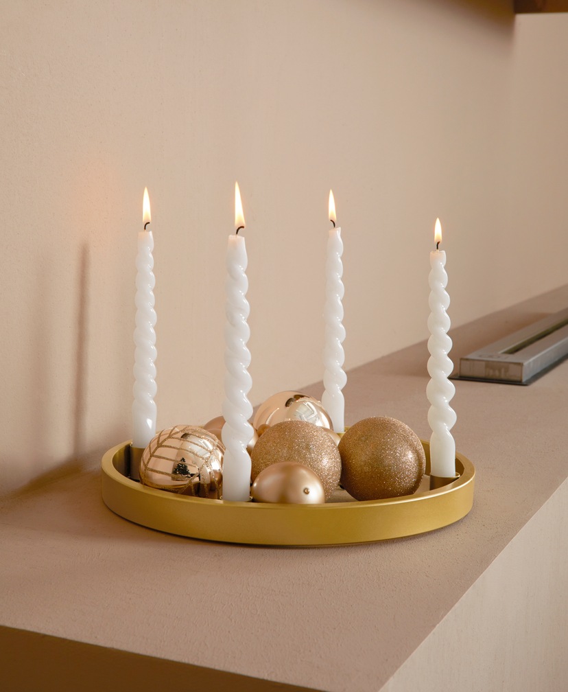 Creativ deco Kerzenhalter »Weihnachtsdeko, auch (1 geeignet«, St.), Adventskranz 50 als Adventsleuchter, Breite kaufen ca. bequem cm
