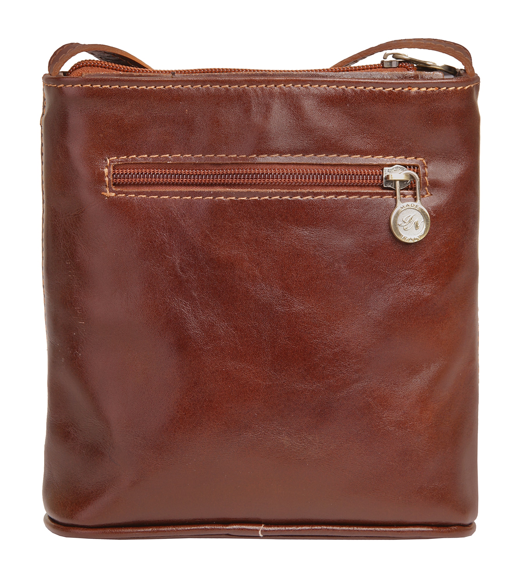 Piké Umhängetasche, echt Leder, Made in Italy