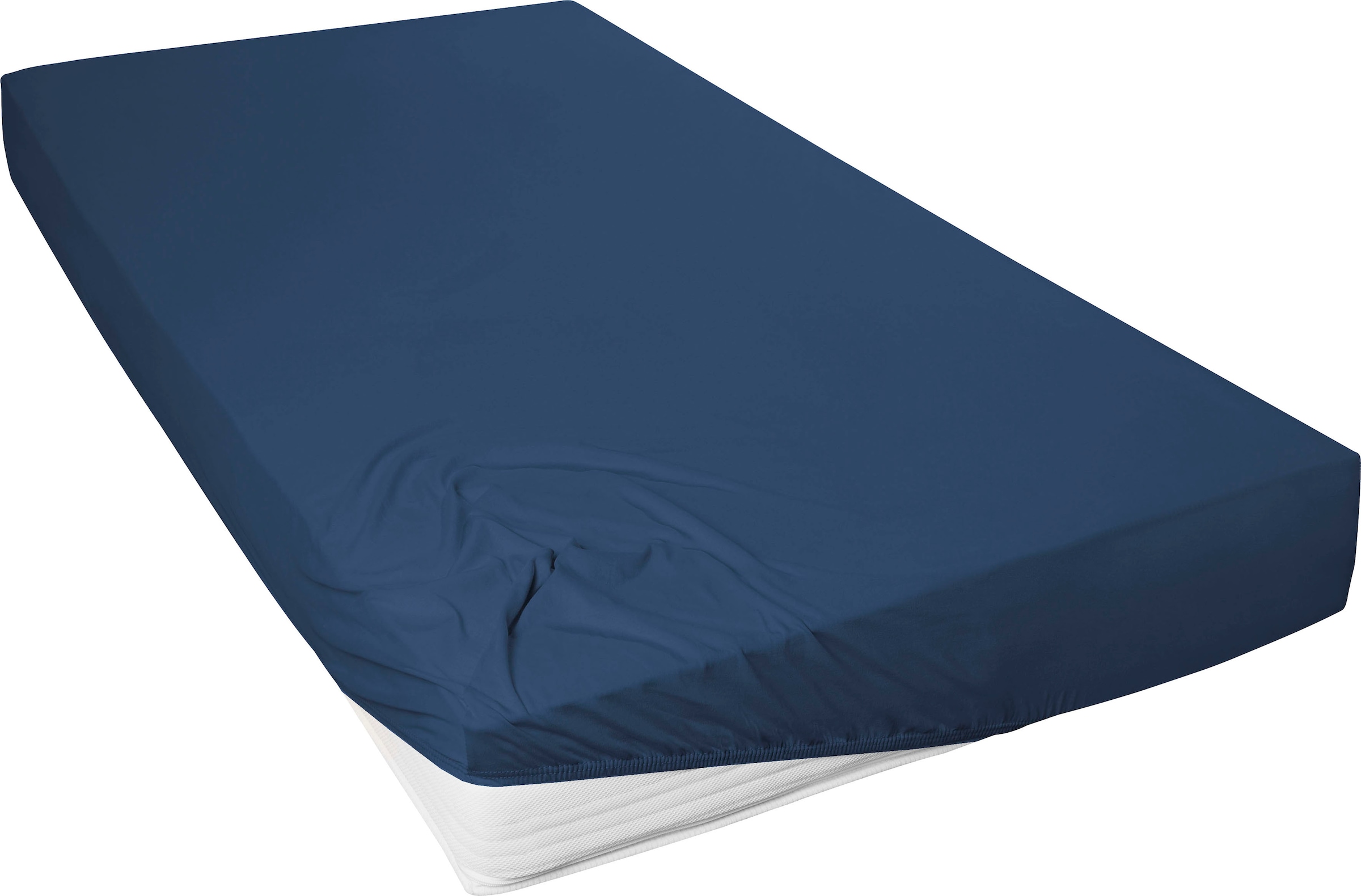 Primera Spannbettlaken "Mako-Feinjersey Spannbetttuch" Geeignet für Standardmatratzen bis 22 cm, 100% Baumwolle