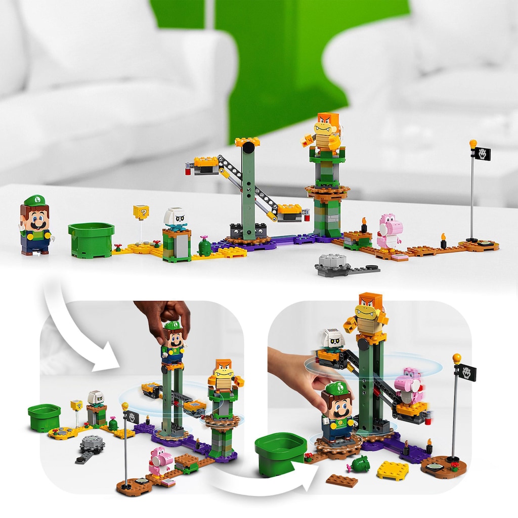 LEGO® Konstruktionsspielsteine »Abenteuer mit Luigi – Starterset (71387), LEGO® Super Mario«, (280 St.), Made in Europe