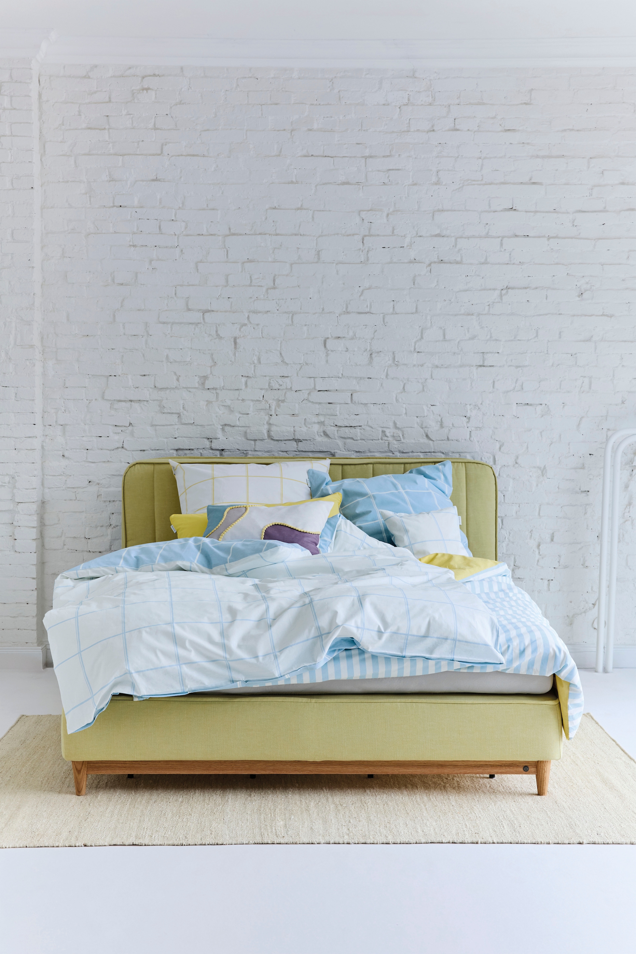 TOM TAILOR HOME Bettwäsche »LARGE CHECK in Gr. 135x200cm oder 155x220cm« 3 Stk. new bedroom, gewebtes Label
