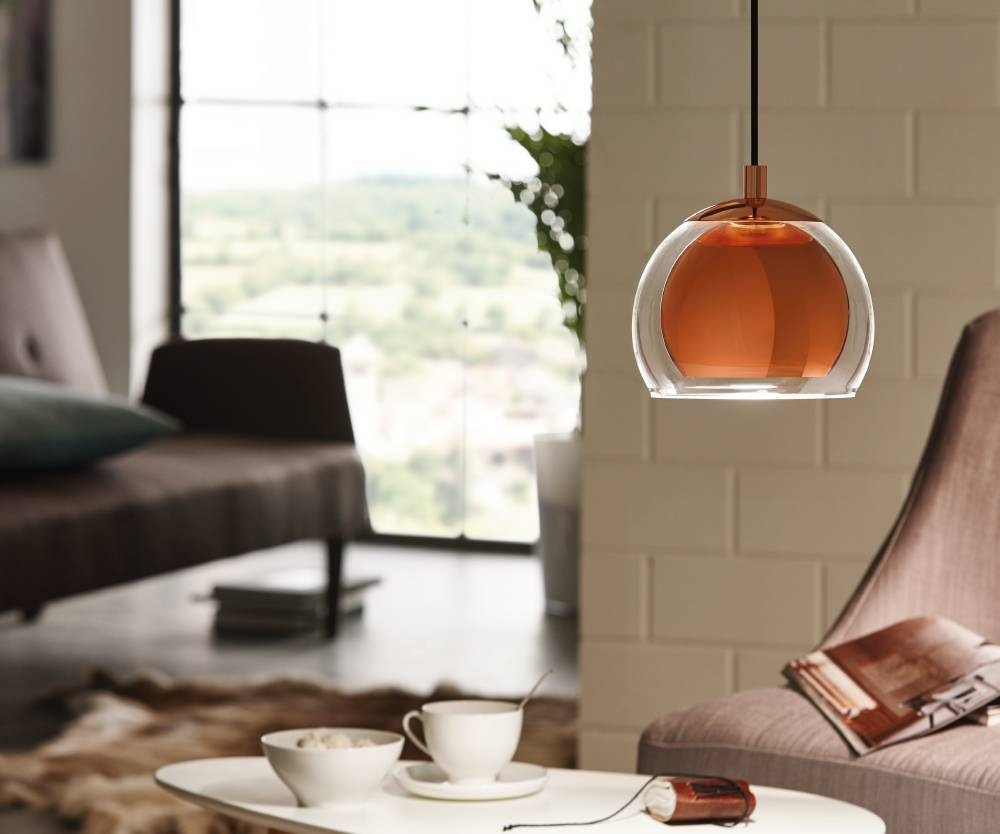 EGLO Hängeleuchte »ROCAMAR«, 1 flammig, Leuchtmittel E27 | ohne Leuchtmittel, Hängeleuchte - Esstischlampe - für Küche, Esszimmer oder Wohnzimmer