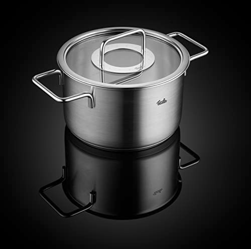 Fissler Topf-Set »Fissler Pure Collection« Set, Kochtopf 16/20/24 + Bratentopf 20cm, 4 Stk. tlg. Edelstahl 18/10