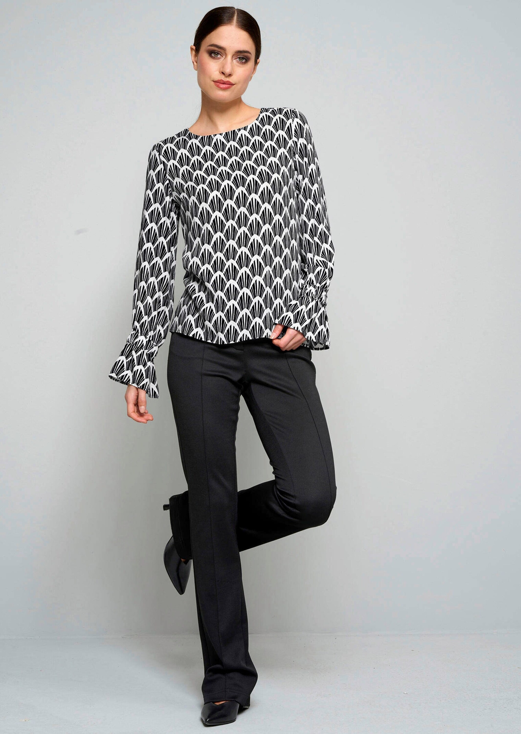 Alba Moda Schlupfbluse »Bluse Bluse in Alloverprint«