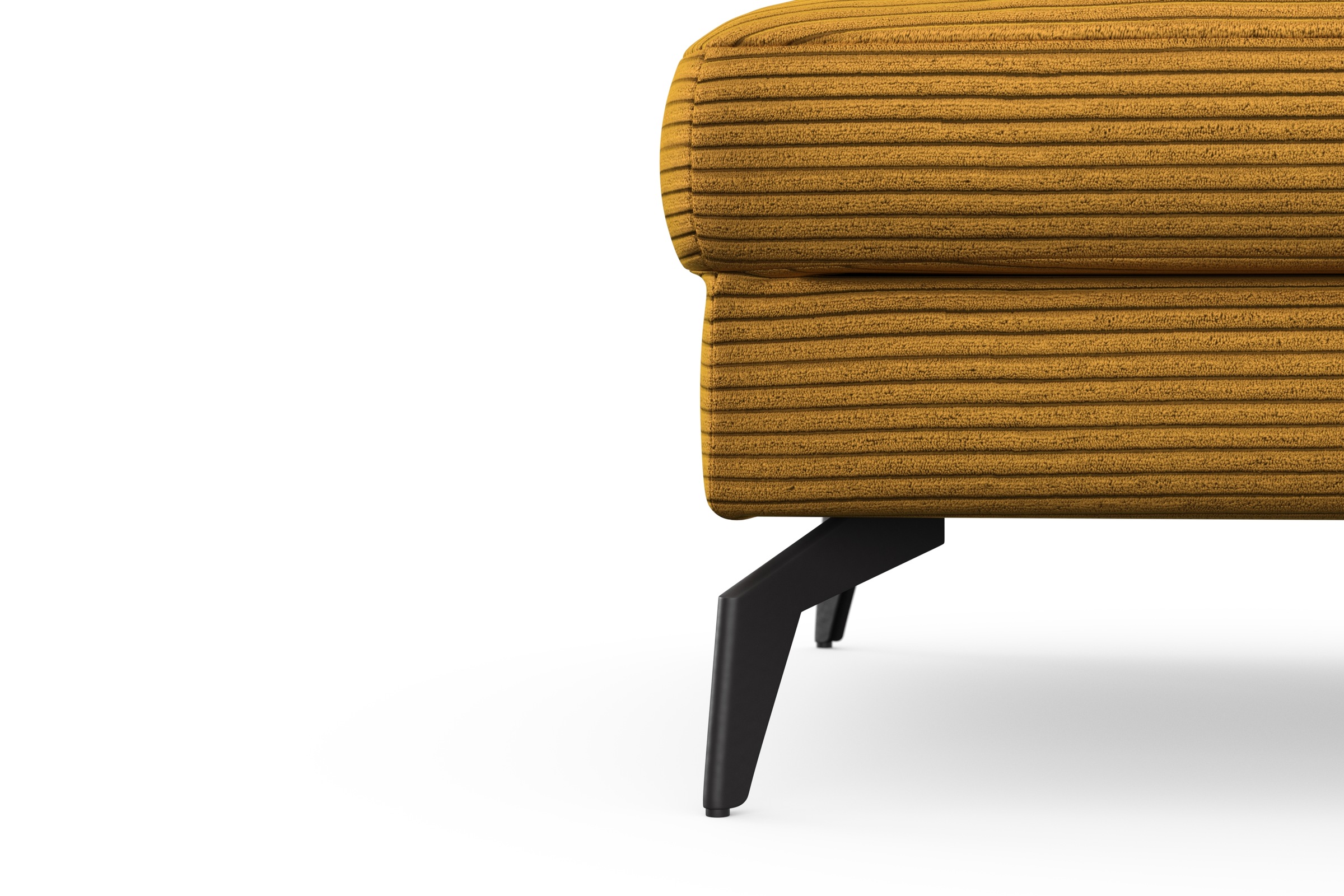 sit&more Polsterhocker »Cabana«, mit stylischen Metallfüßen