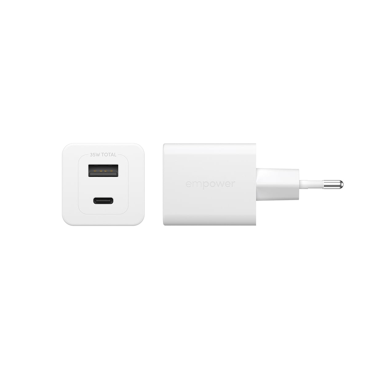 empower USB-Ladegerät »Turbo 35 W Charger 1x USB-C 1x USB-A EU-Plug«