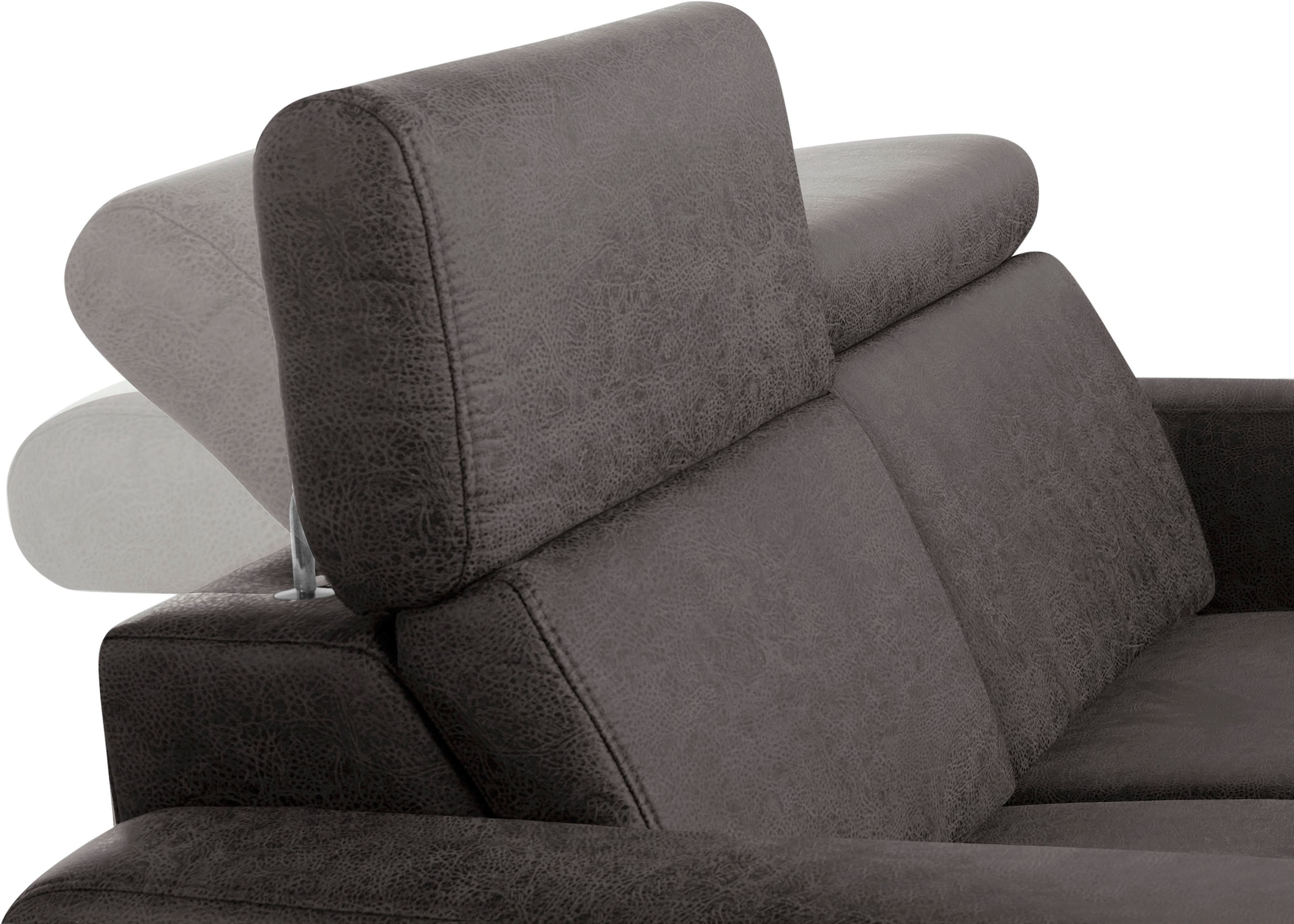 sit&more 2-Sitzer »Bologna« inklusive Kopfteilverstellung und Federkern