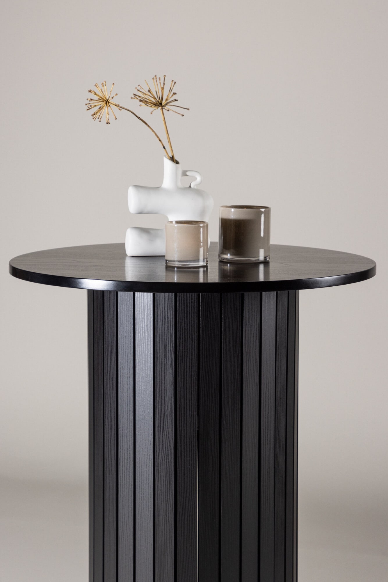 Venture Home Tresentisch »Härön, runder Bartisch Ø 70 × 105 cm« Tresentisch, Tischplatte, Stahlbeine, rund, hoch