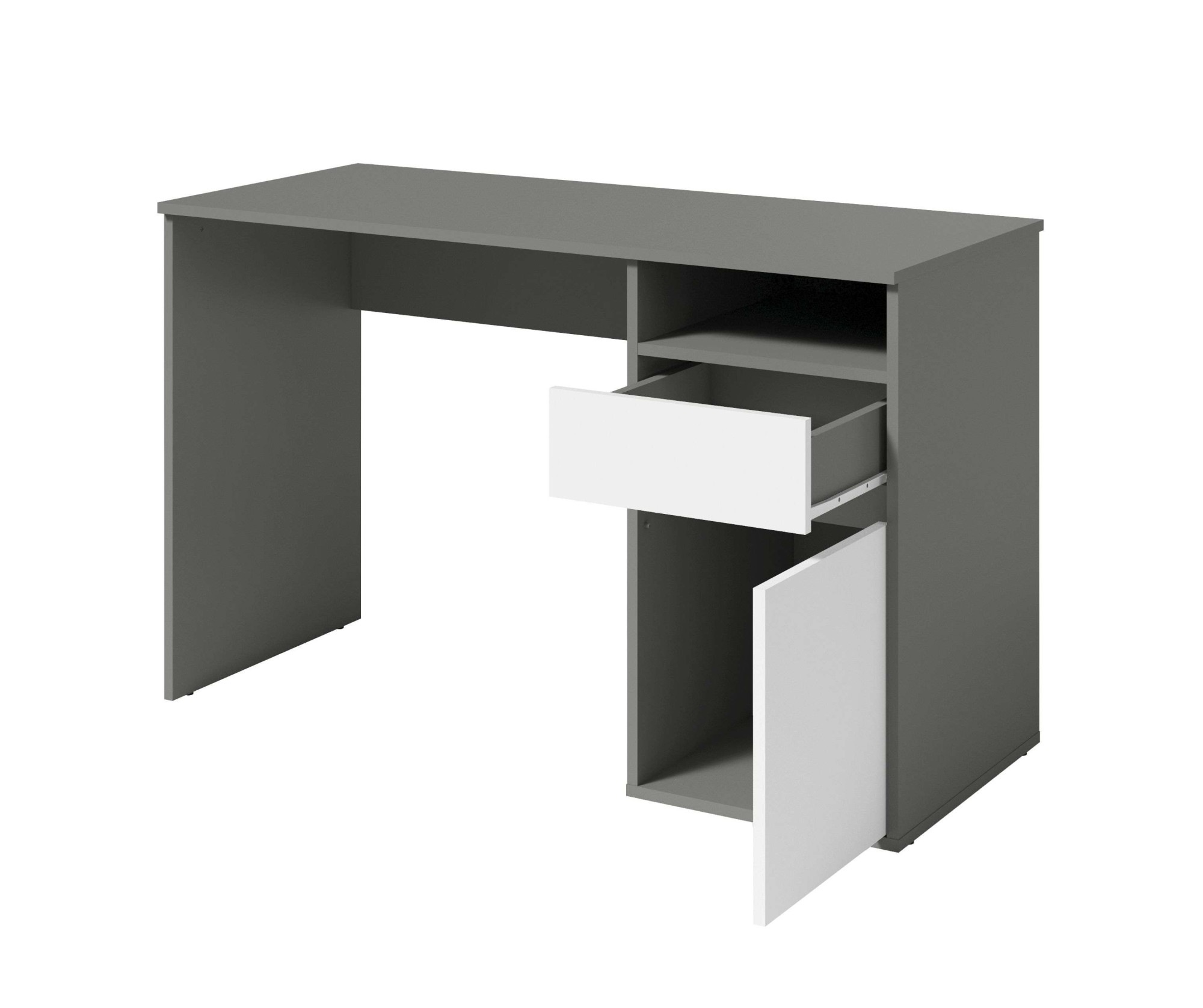 Home affaire Schreibtisch »Tinsley«, mit Schublade, und Tür, Breite 120 x53 cm