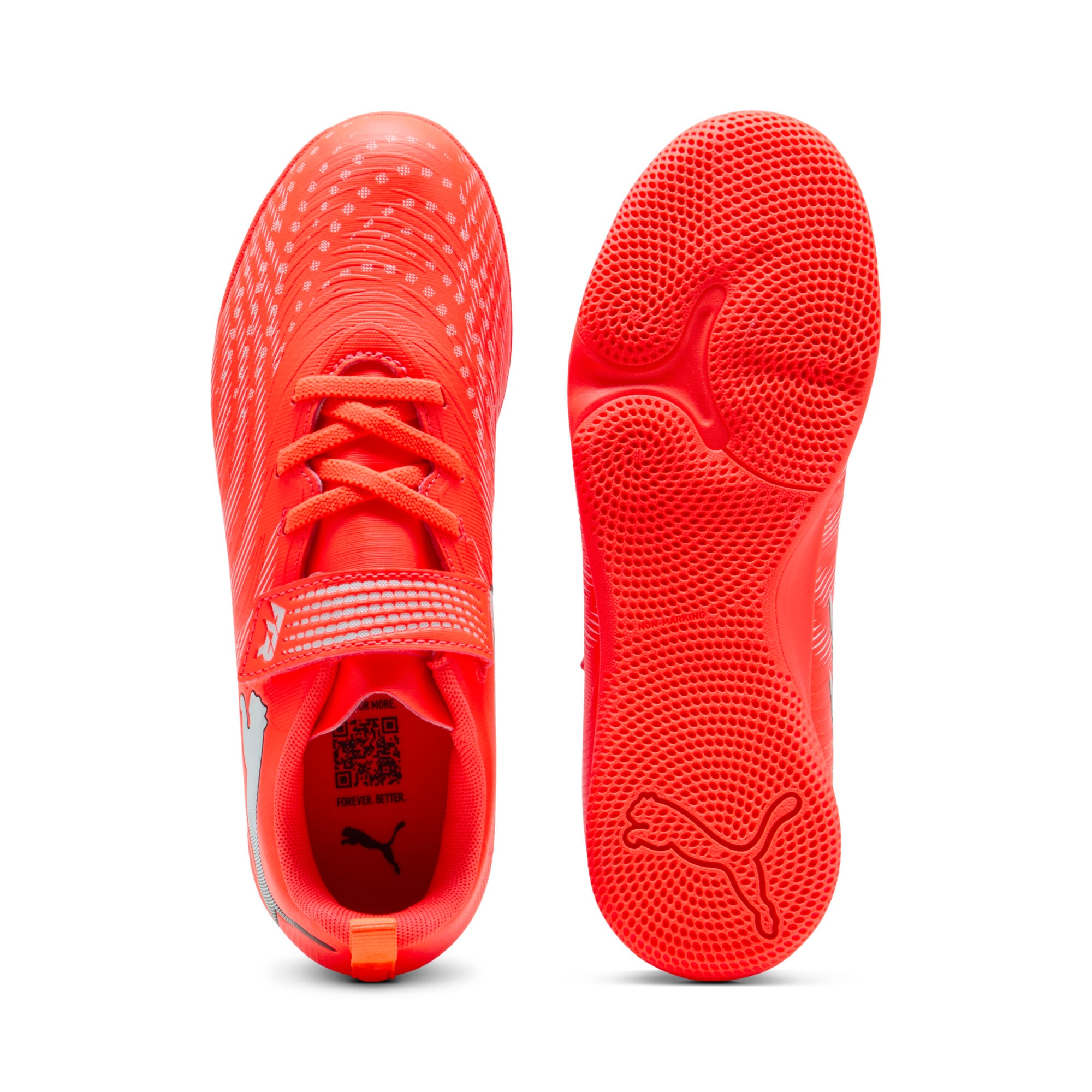 PUMA Fußballschuh »FUTURE 9 PLAY IT V JR«  für Halle und Straße, leichtes Obermaterial aus Synthetik