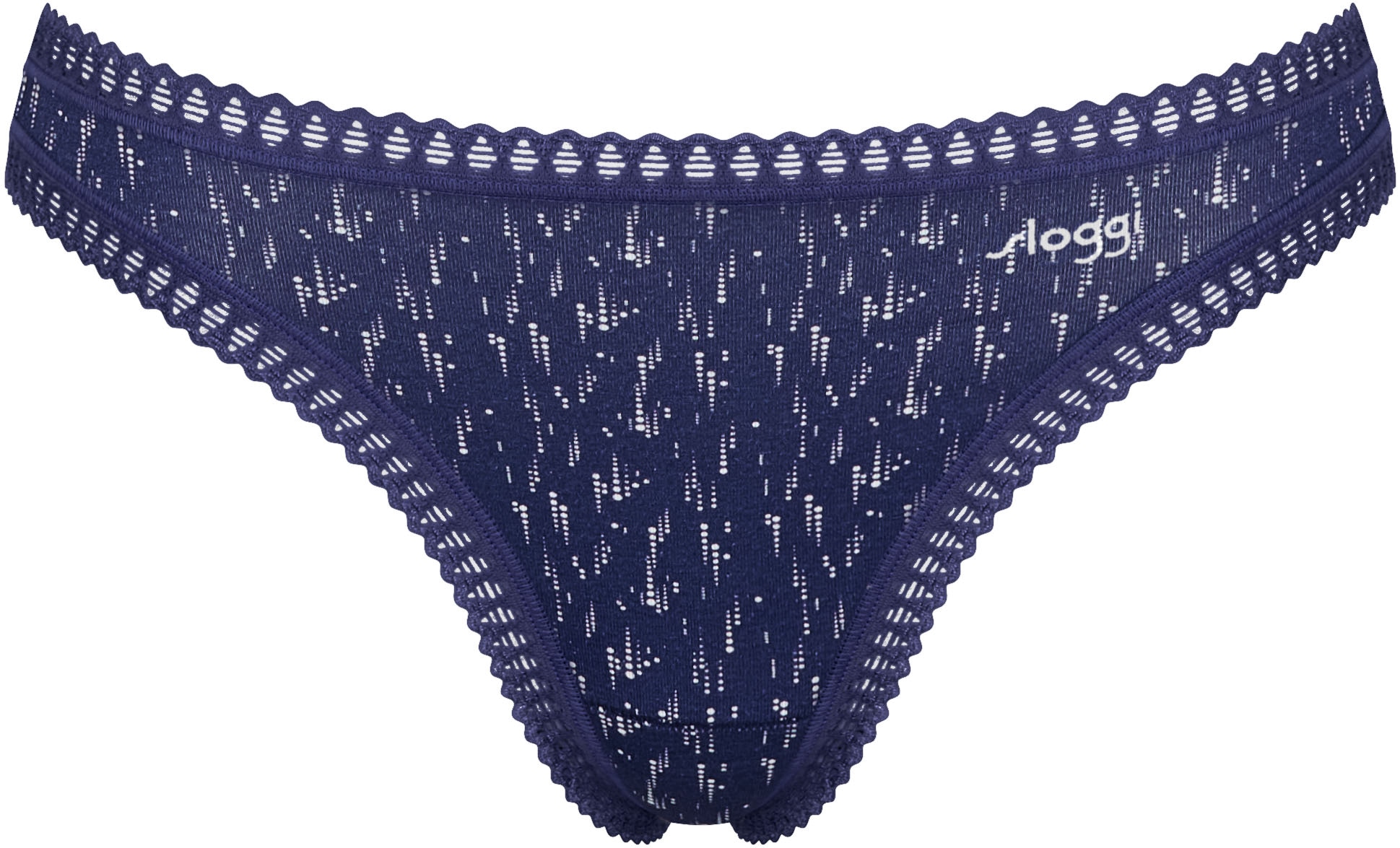 sloggi String »GO Crush«, (3er Pack), mit Spitzendetails, uni, gemustert