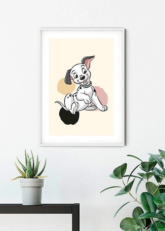 Komar Bild »101 Dalmatiner Dots«, Disney, (1 St.), Wandbild zur Dekoration im Kinderzimmer - ohne Rahmen