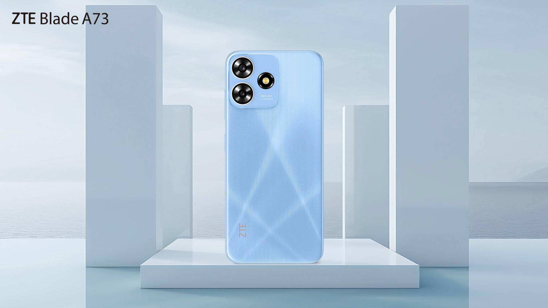 ZTE Smartphone »Blade A73«, blau, 16,76 cm/6,6 Zoll, 128 GB Speicherplatz, 50  MP Kamera ➥ 3 Jahre XXL Garantie | UNIVERSAL