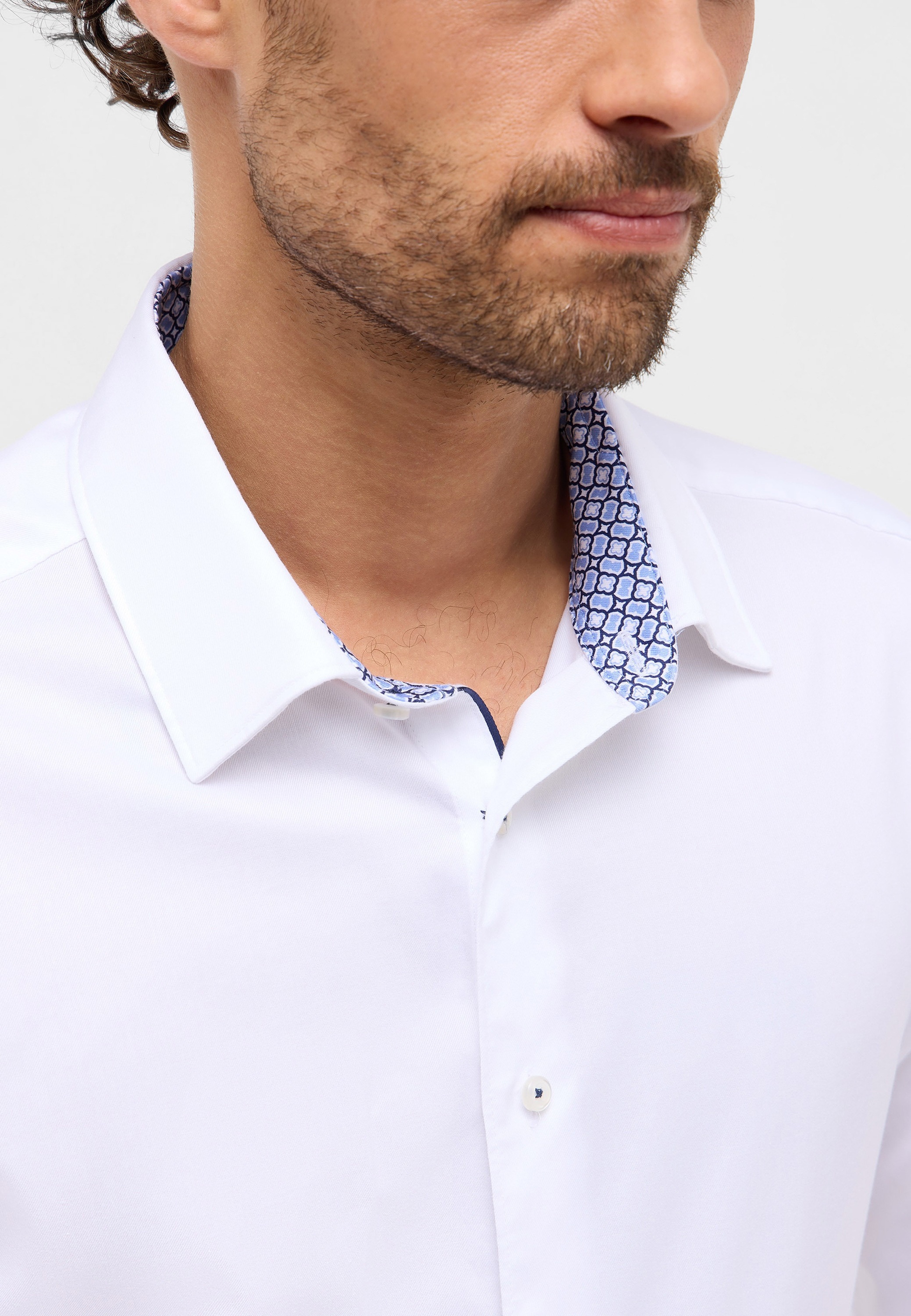 Eterna Langarmhemd »SLIM FIT«, EASY IRON (bügelleicht)