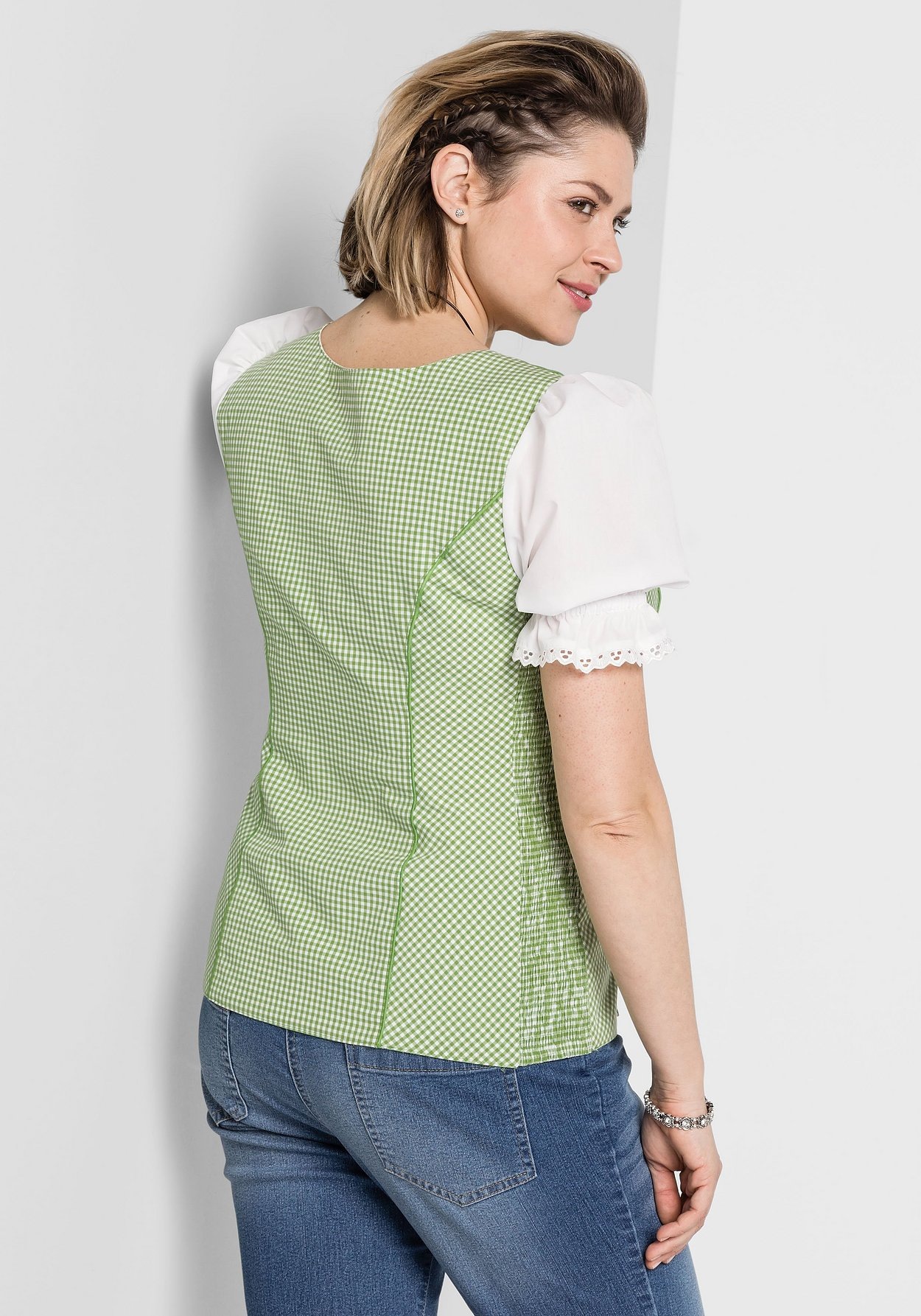 Sheego Trachtenbluse »Trachtenbluse im Trachten-Look«, im Trachten-Look