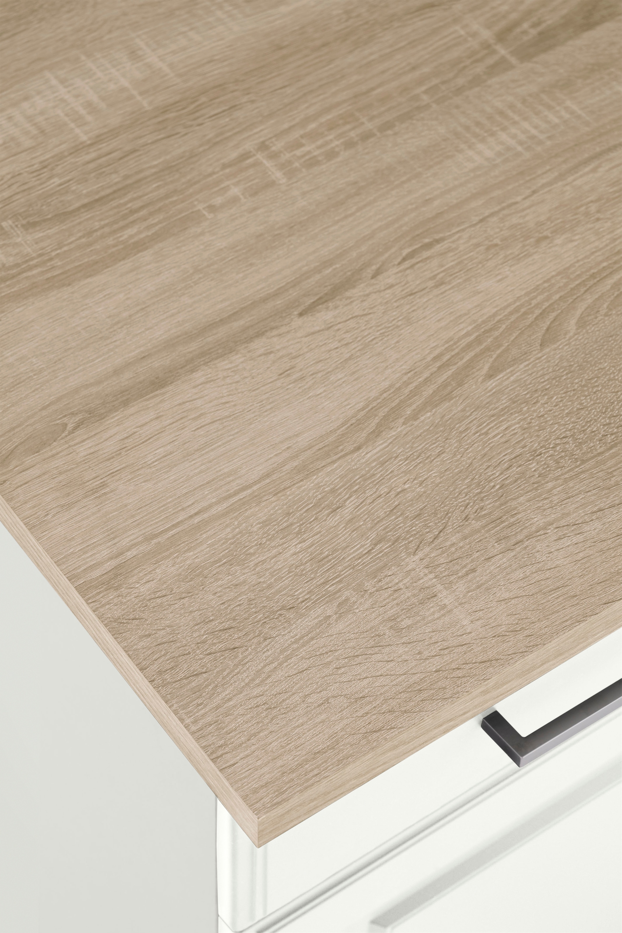 KOCHSTATION Küchenzeile »KS-Stockholm«, Breite 280 cm, mit hochwertigen MDF Fronten im Landhaus-Stil