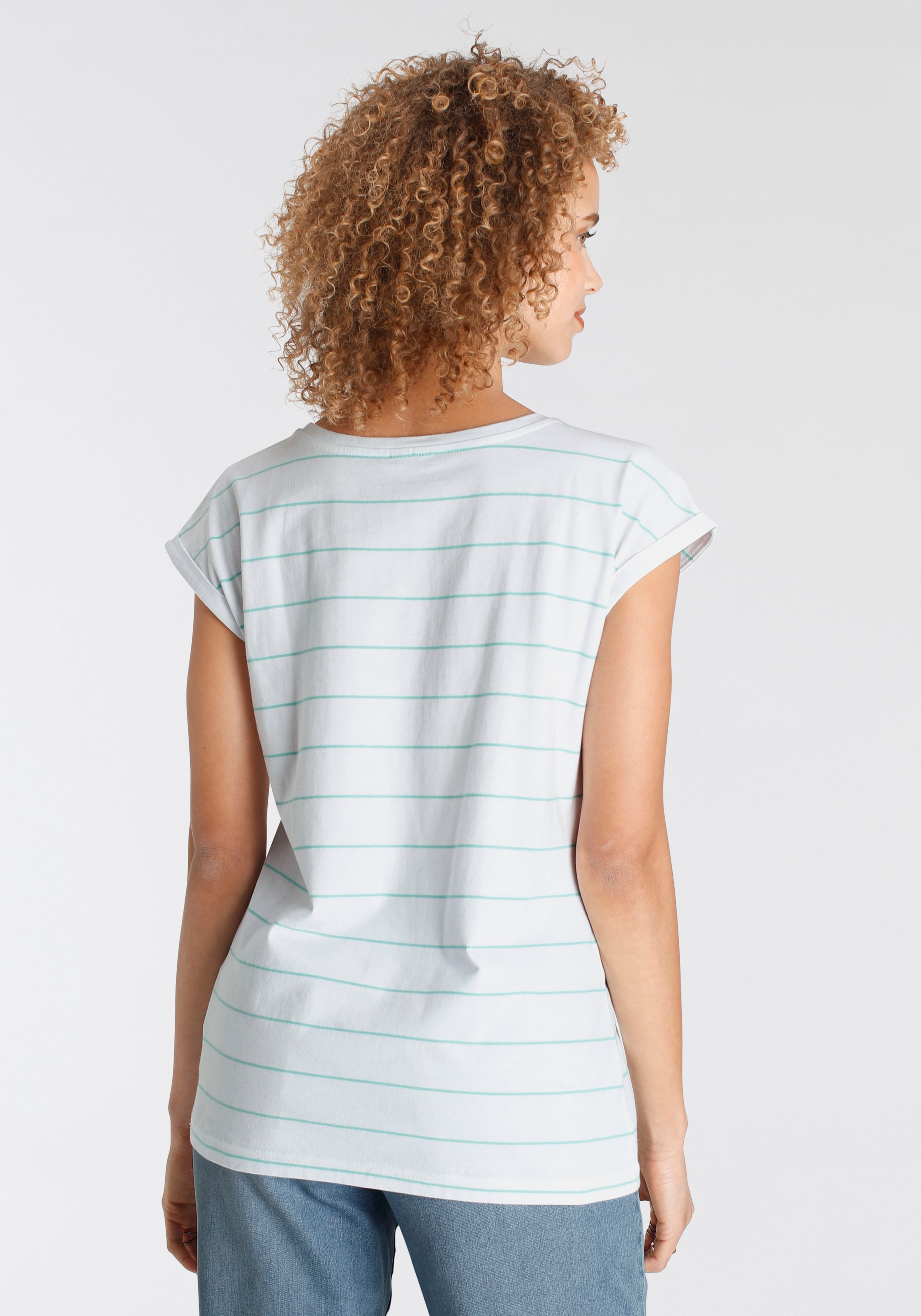 Tamaris T-Shirt mit lockerer Passform