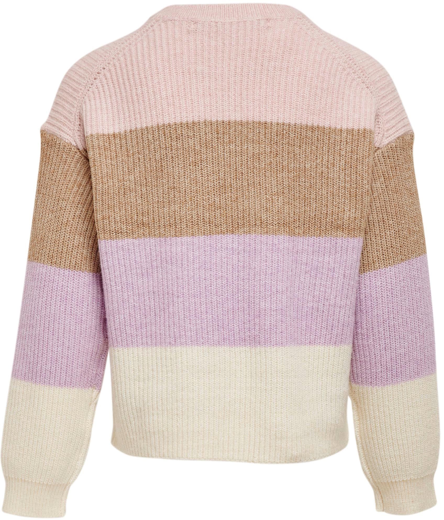 KIDS ONLY Strickpullover »KOGSANDY L/S STRIPE PULLOVER«