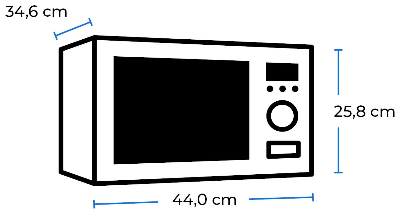 exquisit Mikrowelle »MW 900-030«, Mikrowelle, 700 W, silber