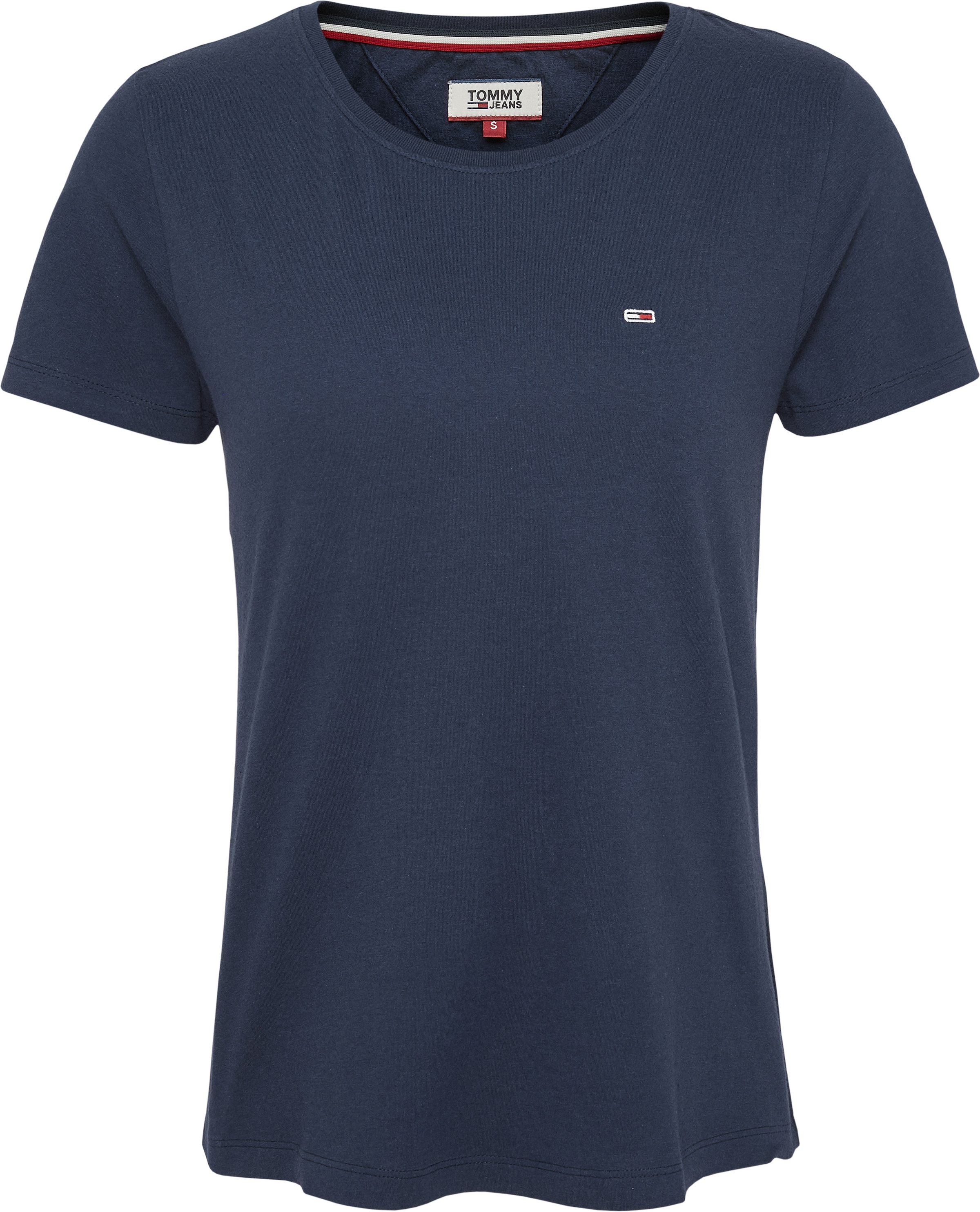 Tommy Jeans T-Shirt »TJW 2PACK C-NECK TEE«, (Packung, 2 tlg., 2er), mit Logo-Stickerei