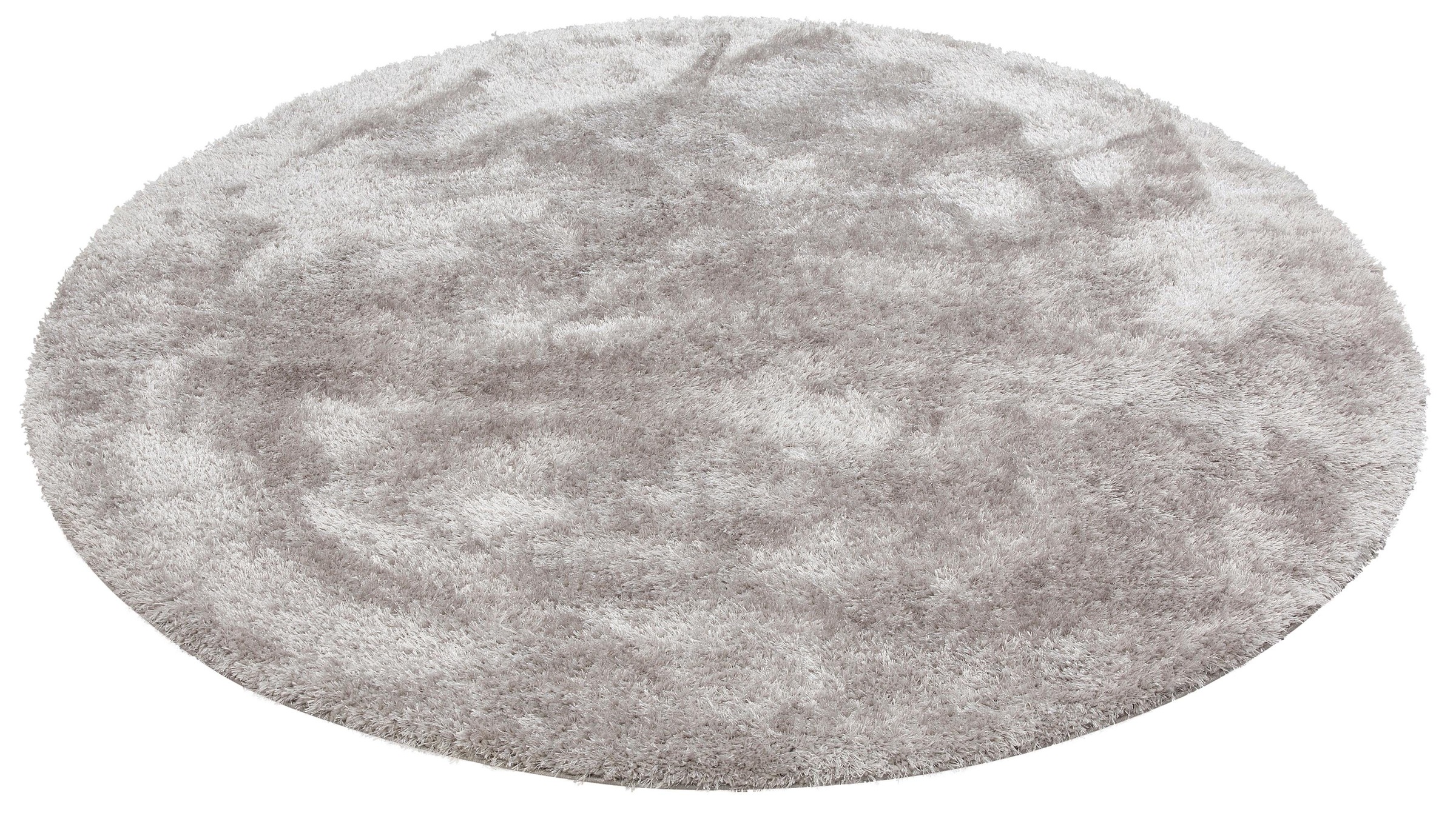 my home Hochflor-Teppich »Malin«, rund, 43 mm Höhe, Uni-Farben, leicht glänzend, besonders flauschig durch Mikrofaser