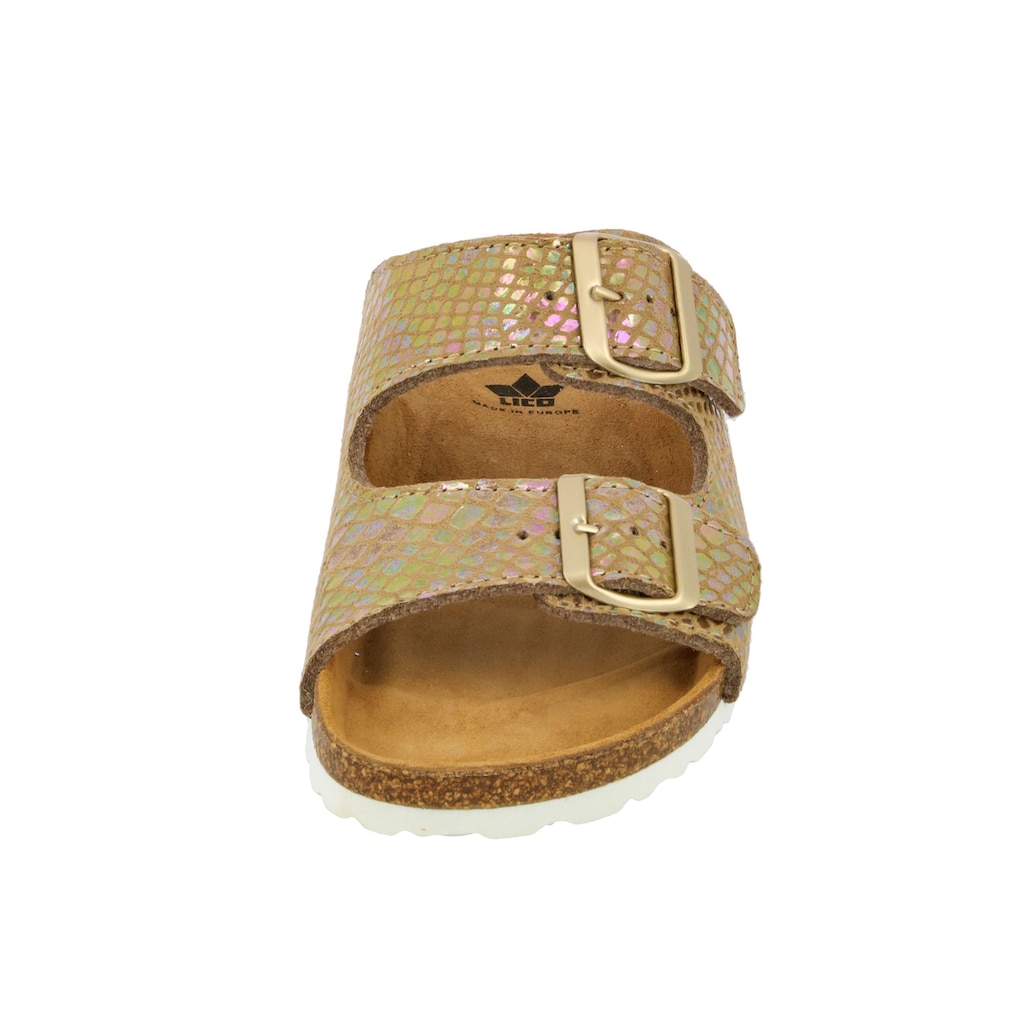 Lico Pantolette »Pantolette Natural Snake Soft«