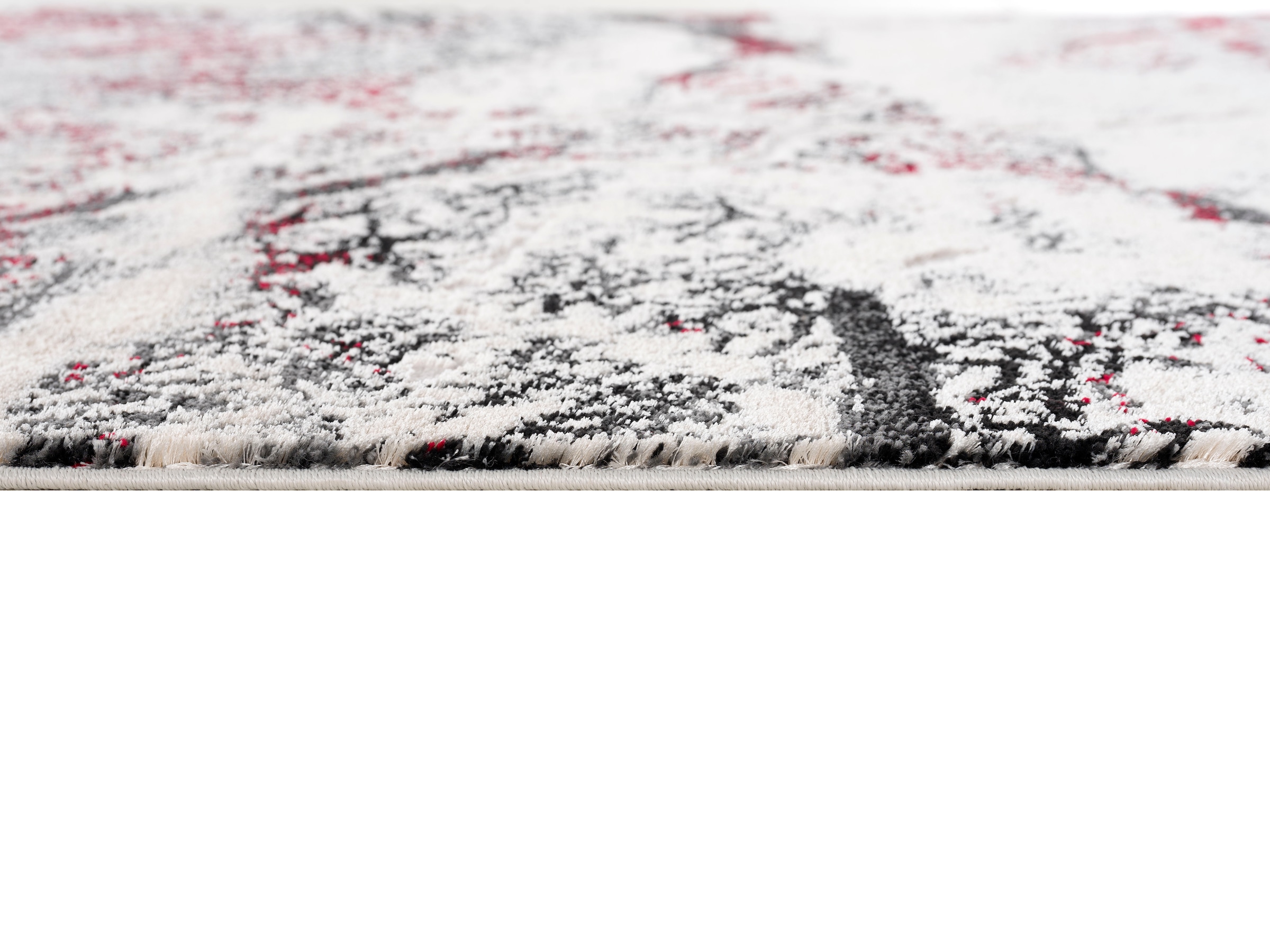 my home Teppich »Dario«, rechteckig, angenehme Haptik, modernes Marmor- Design, Wende - Teppich, weich | Kurzflor-Teppiche