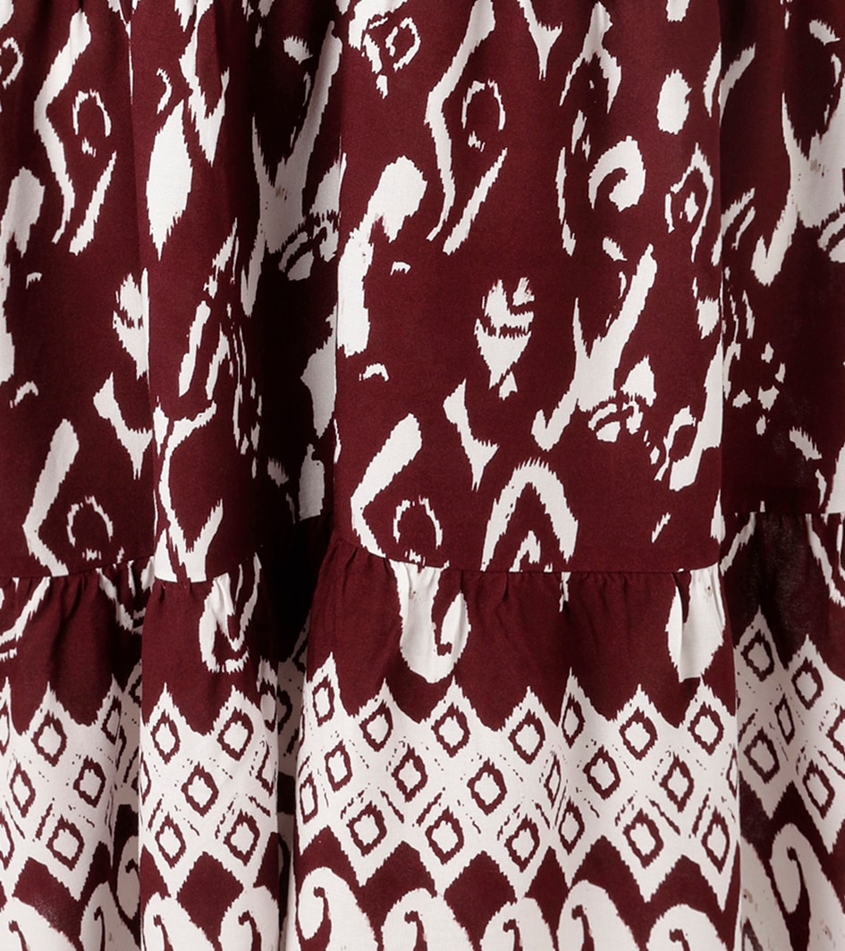 Aniston CASUAL Tunikakleid mit kunstvollem Druck und Bordüre am Saum - NEUE KOLLEKTION