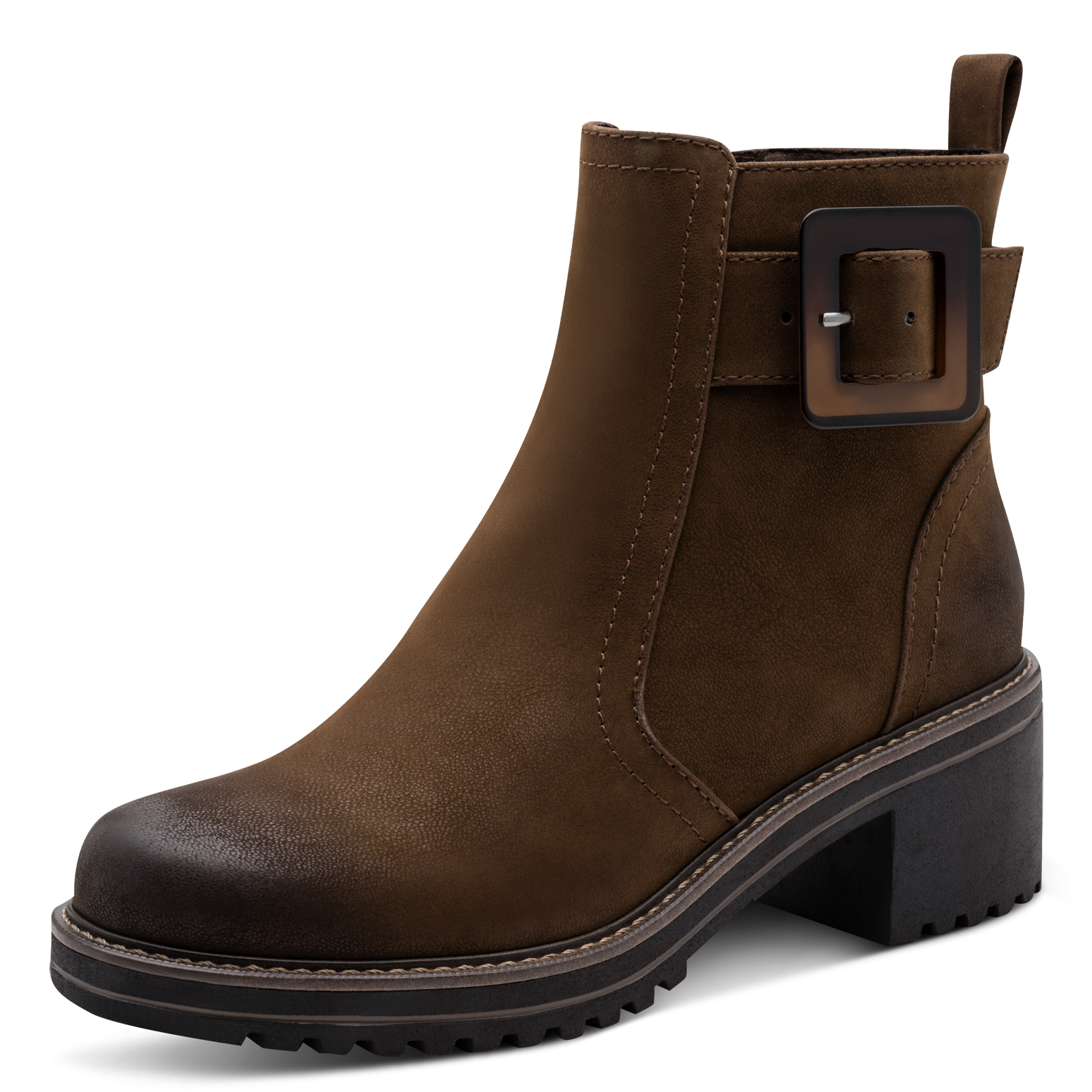 MARCO TOZZI Stiefelette  Blockabstz, Herbstboots in veganer Verarbeitung