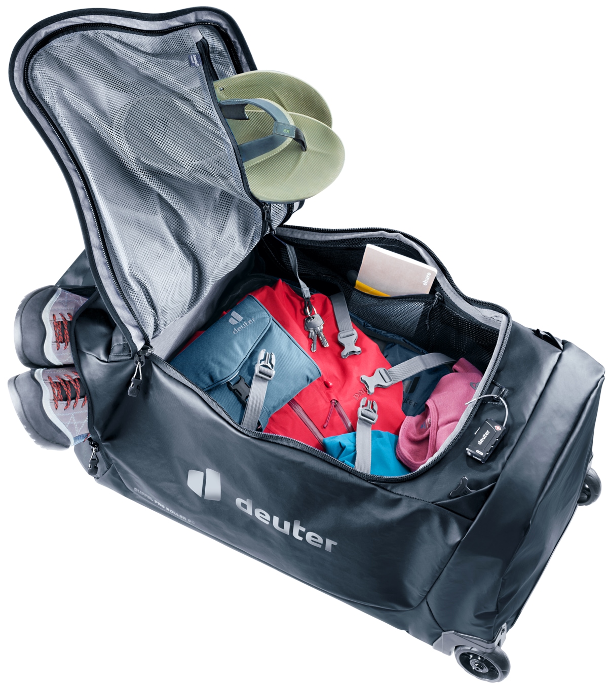 deuter Sporttasche »DUFFEL PRO ROLLER 90 L«