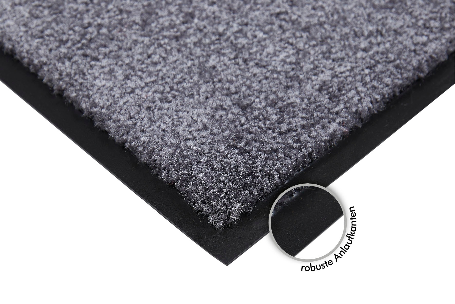Andiamo Fußmatte »Super Wash & Clean, Made in Belgium«, rechteckig, 7 mm Höhe, Schmutzfangmatte, Uni Farben, rutschhemmend, waschbar