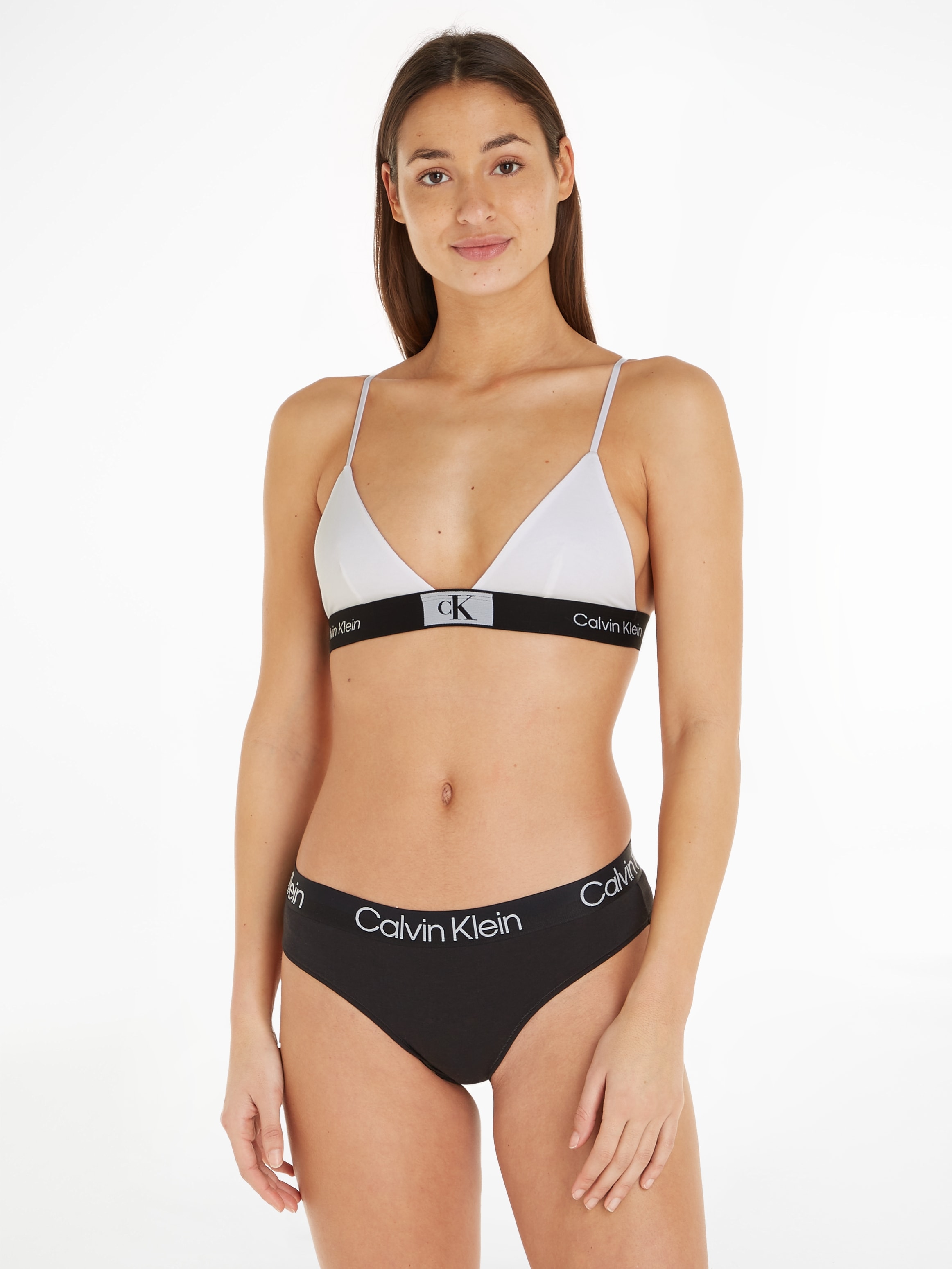 Calvin Klein Underwear Triangel-BH »UNLINED TRIANGLE«, mit Logoschriftzügen auf dem Unterband
