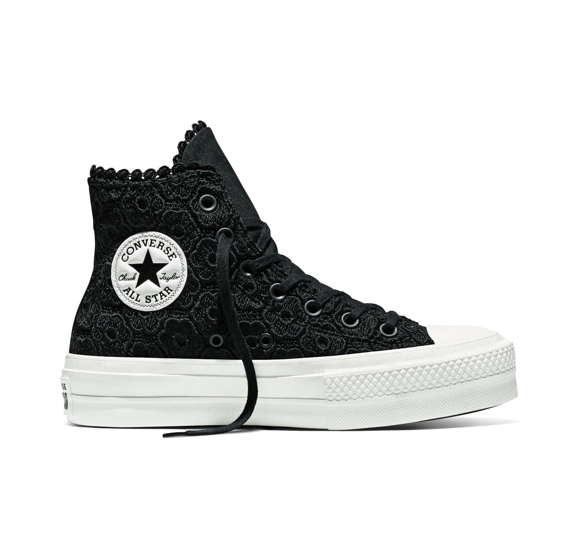 Converse Sneaker »CHUCK TAYLOR ALL STAR LIFT PLATFORM CROCHET«  für vielseitige Freizeitaktivitäten, mit Gummilaufsohle