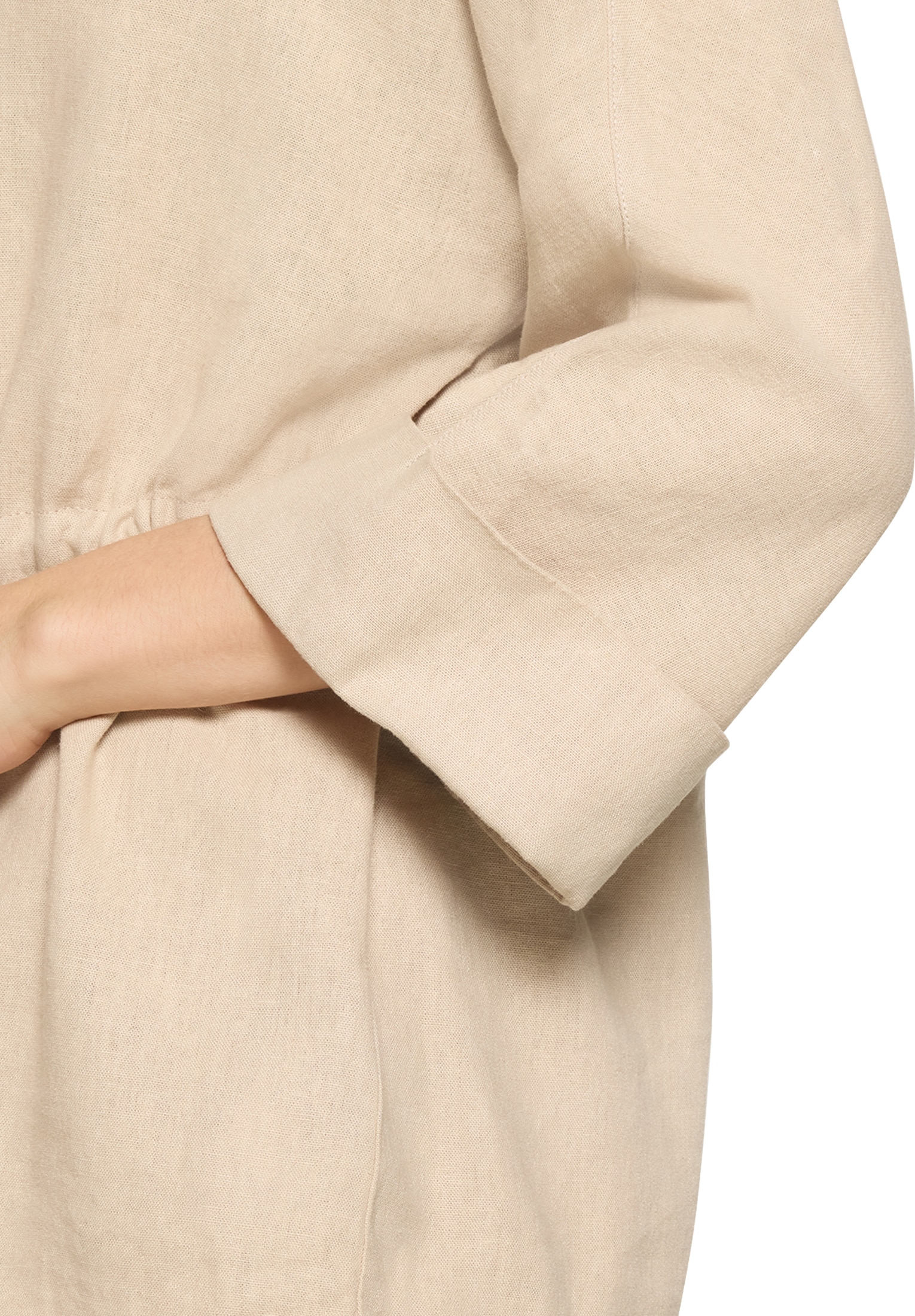 Cartoon Blusenjacke »Leinenjacke mit Tunnelzug«